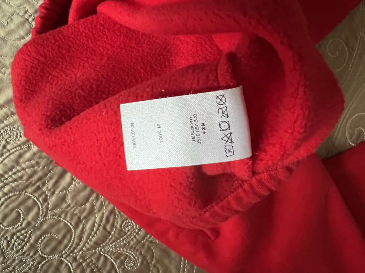 Supreme Supreme Set In Logo Sweatpants Red Medium Size US 32 / EU 48 - 6 Thumbnail