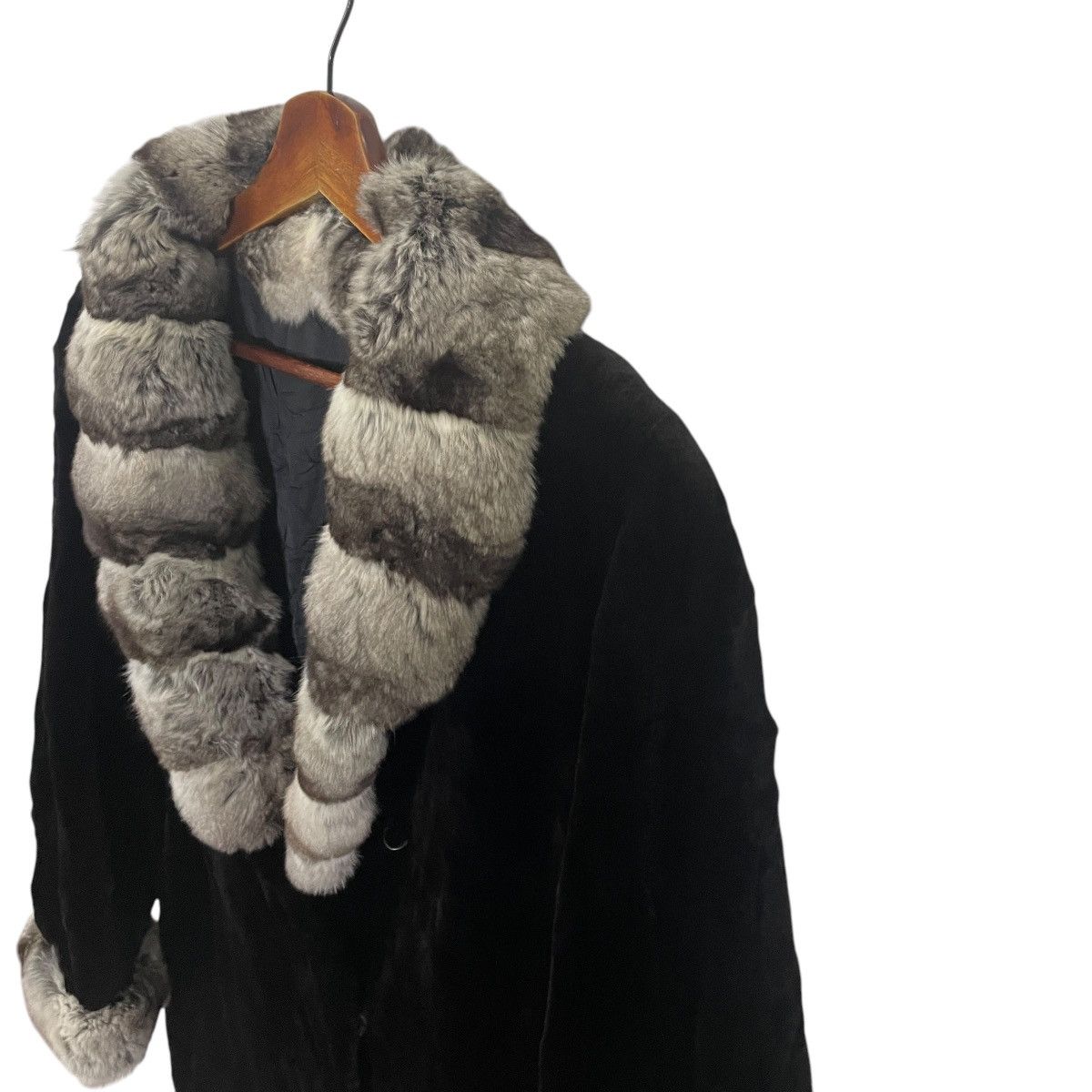 Saga Outerwear Vintage Saga Minx Fur Long Jacket Size US L / EU 52-54 / 3 - 6 Thumbnail