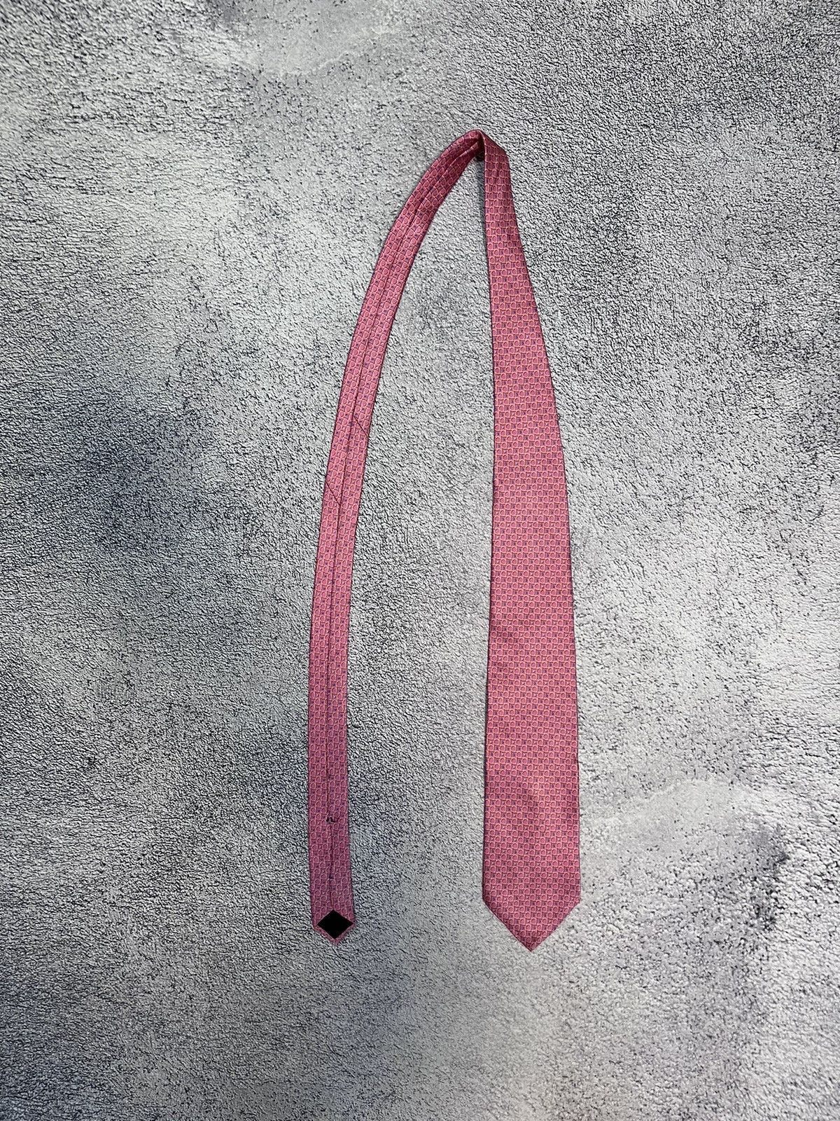 Lanvin Lanvin Paris Men’s Tie 100% Silk Pink Made In France Size ONE SIZE - 1 Thumbnail