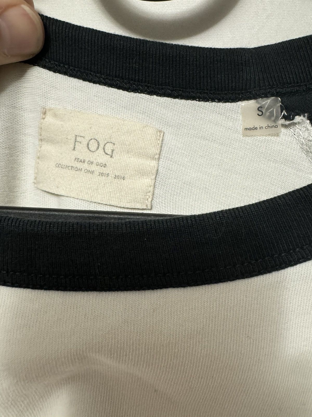 Fear of God 🔥 FOG Fear of God Collection One Tee SZ Small Black Size US S / EU 44-46 / 1 - 3 Thumbnail