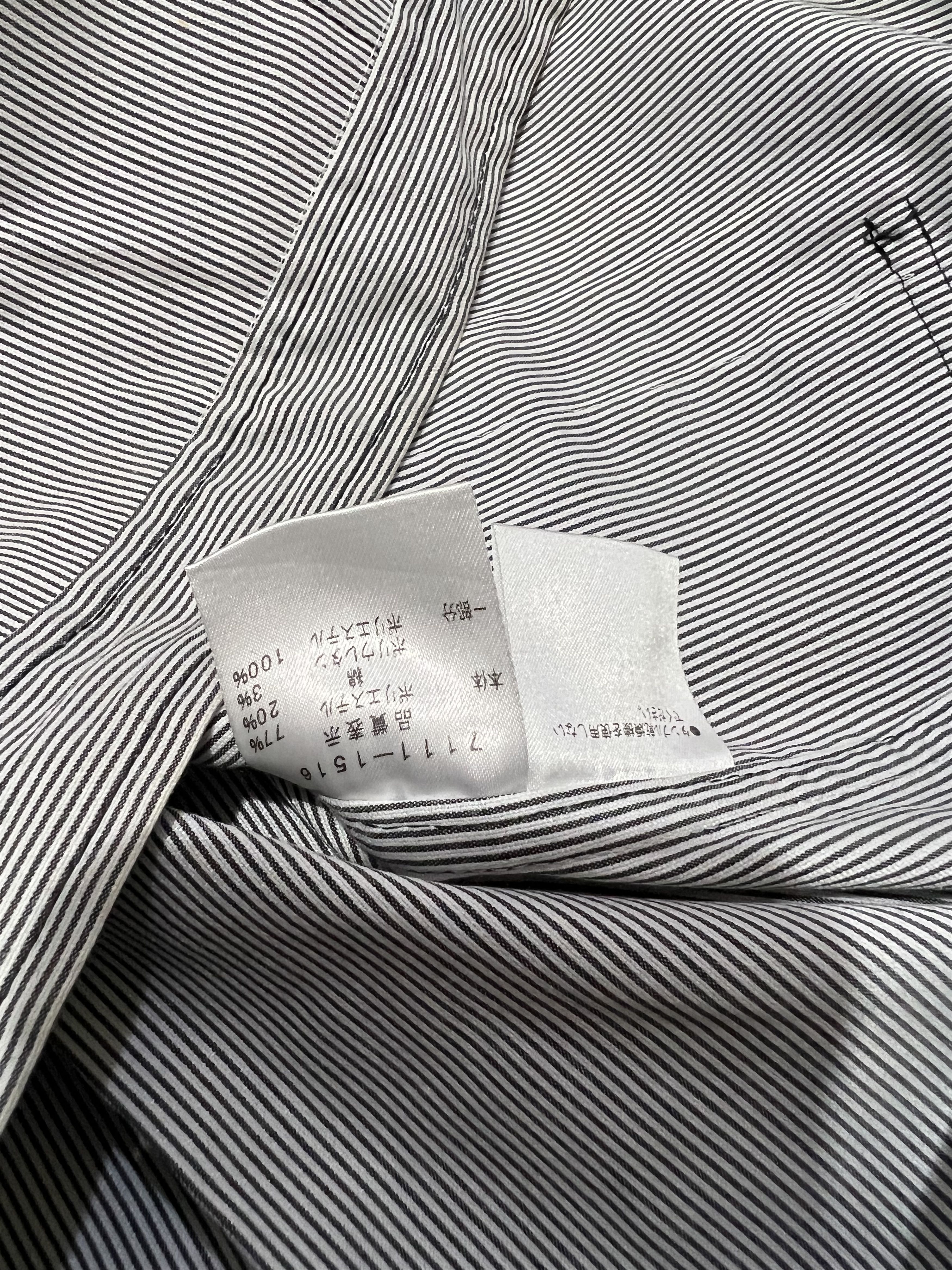 Japanese Brand 2000s Castelbajac Hickory Stripe Work Jacket y2k Size US L / EU 52-54 / 3 - 8 Thumbnail
