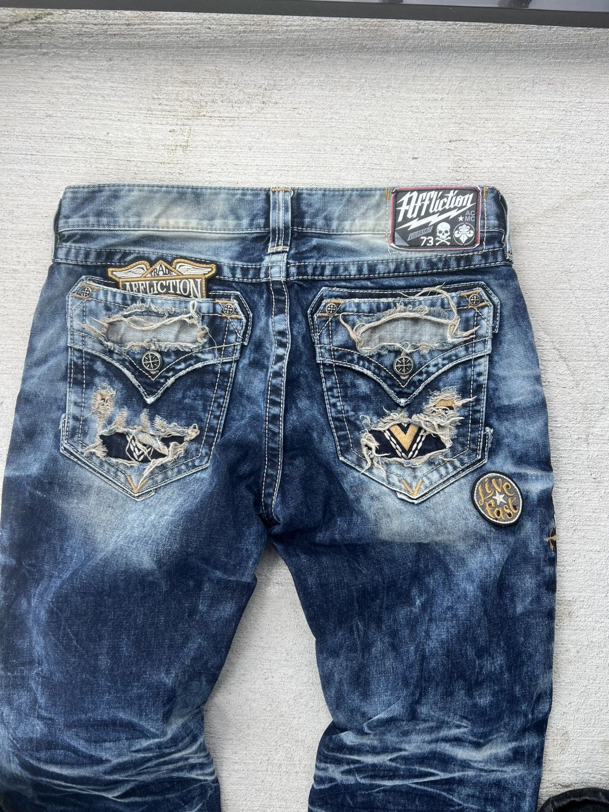 Affliction Affliction denim jean Size US 34 / EU 50 - 4 Thumbnail