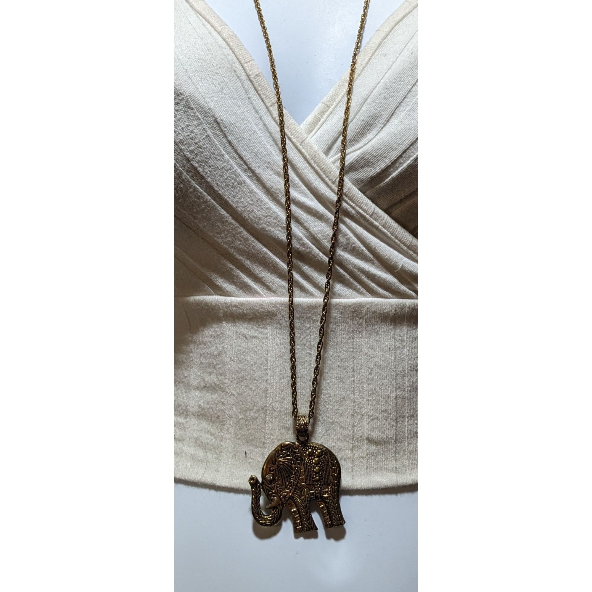 Other Gold Bohemian Elephant Neckalce Size ONE SIZE - 6 Thumbnail