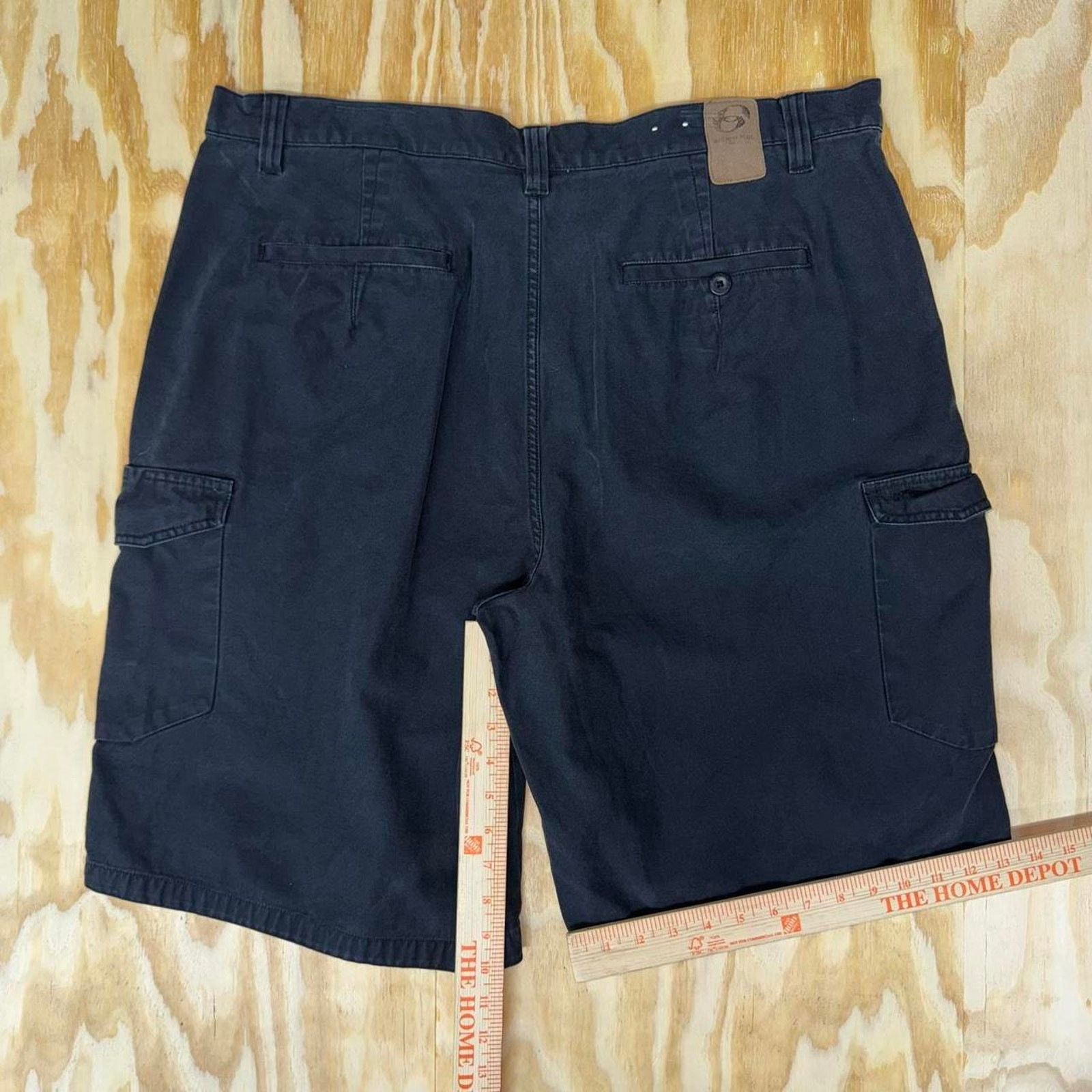 Anchor Blue Vintage y2k anchor blue cargo skate surf 2000s baggy shorts Size US 40 / EU 56 - 4 Thumbnail