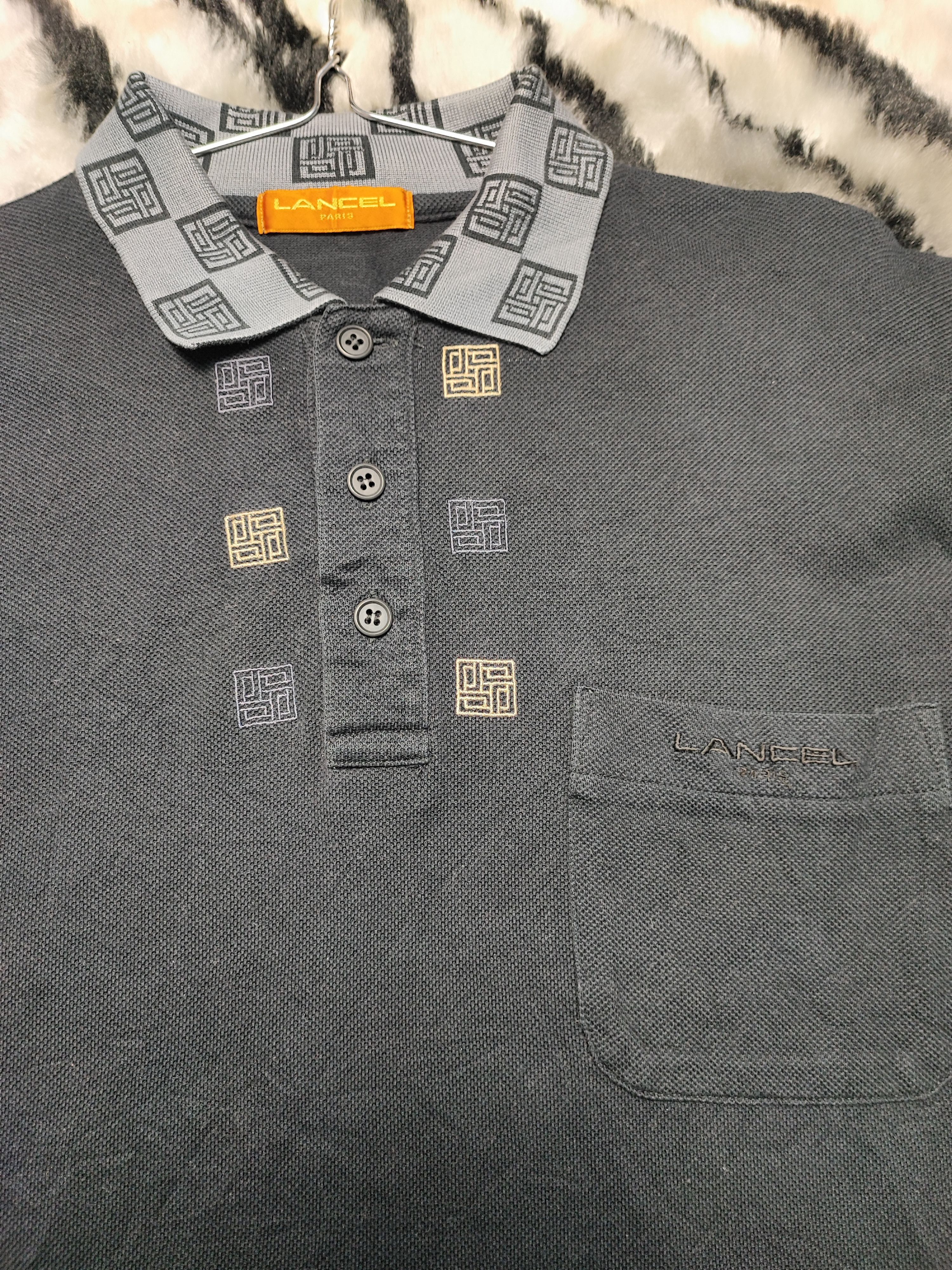 Lancel × Vintage Lancel Paris Polo T-shirt Vintage Design Size US L / EU 52-54 / 3 - 8 Thumbnail