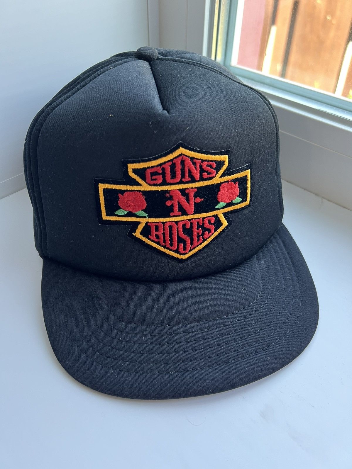 Vintage Vintage 90s Guns N Roses Band Trucker Hat / cap Size ONE SIZE - 3 Thumbnail