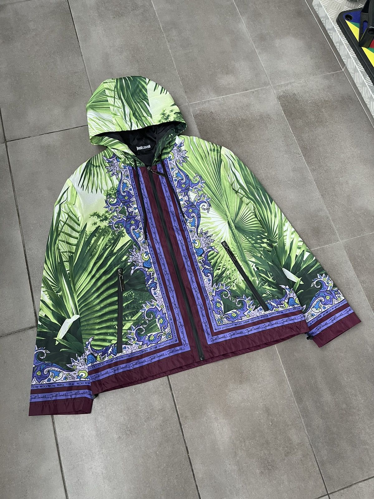 Just Cavalli !DS! FW22 Just Cavalli Eden Foulard Summer Jacket Size US M / EU 48-50 / 2 - 9 Thumbnail
