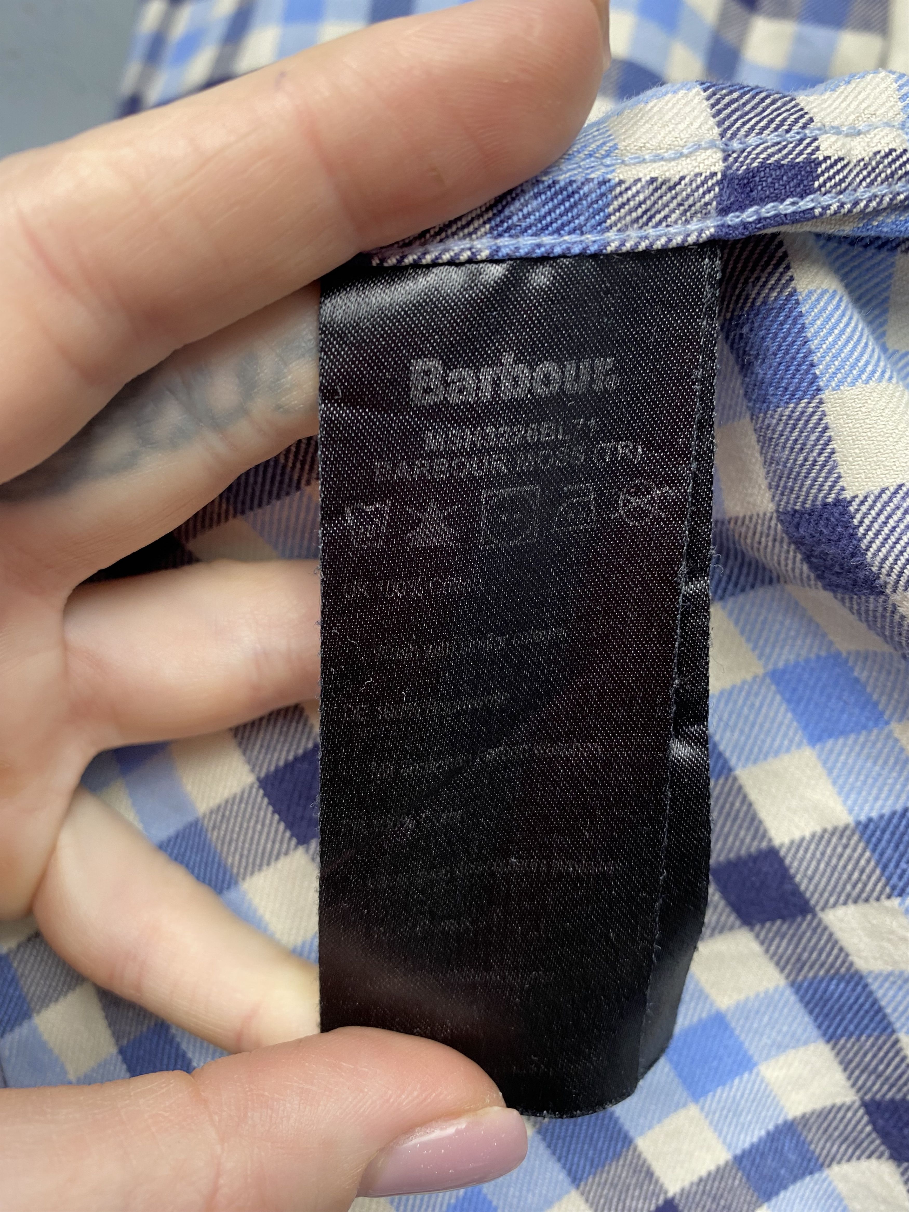 Barbour × Flannel Barbour Vintage Mens Flannel Check Shirt Size US S / EU 44-46 / 1 - 6 Thumbnail