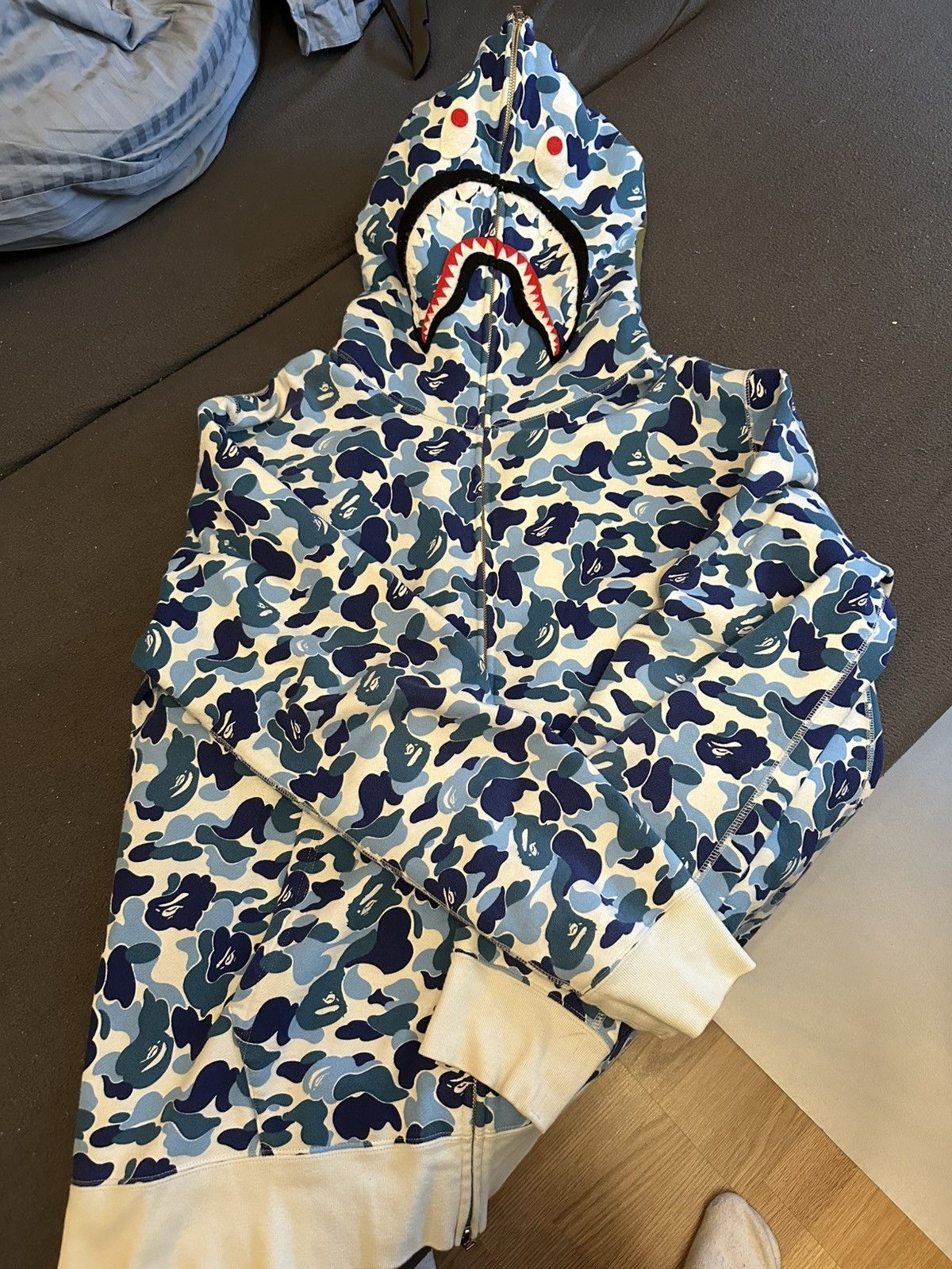 Bape Bape Shark ABC Baby Blue XXXL Size US XXL / EU 58 / 5 - 3 Thumbnail
