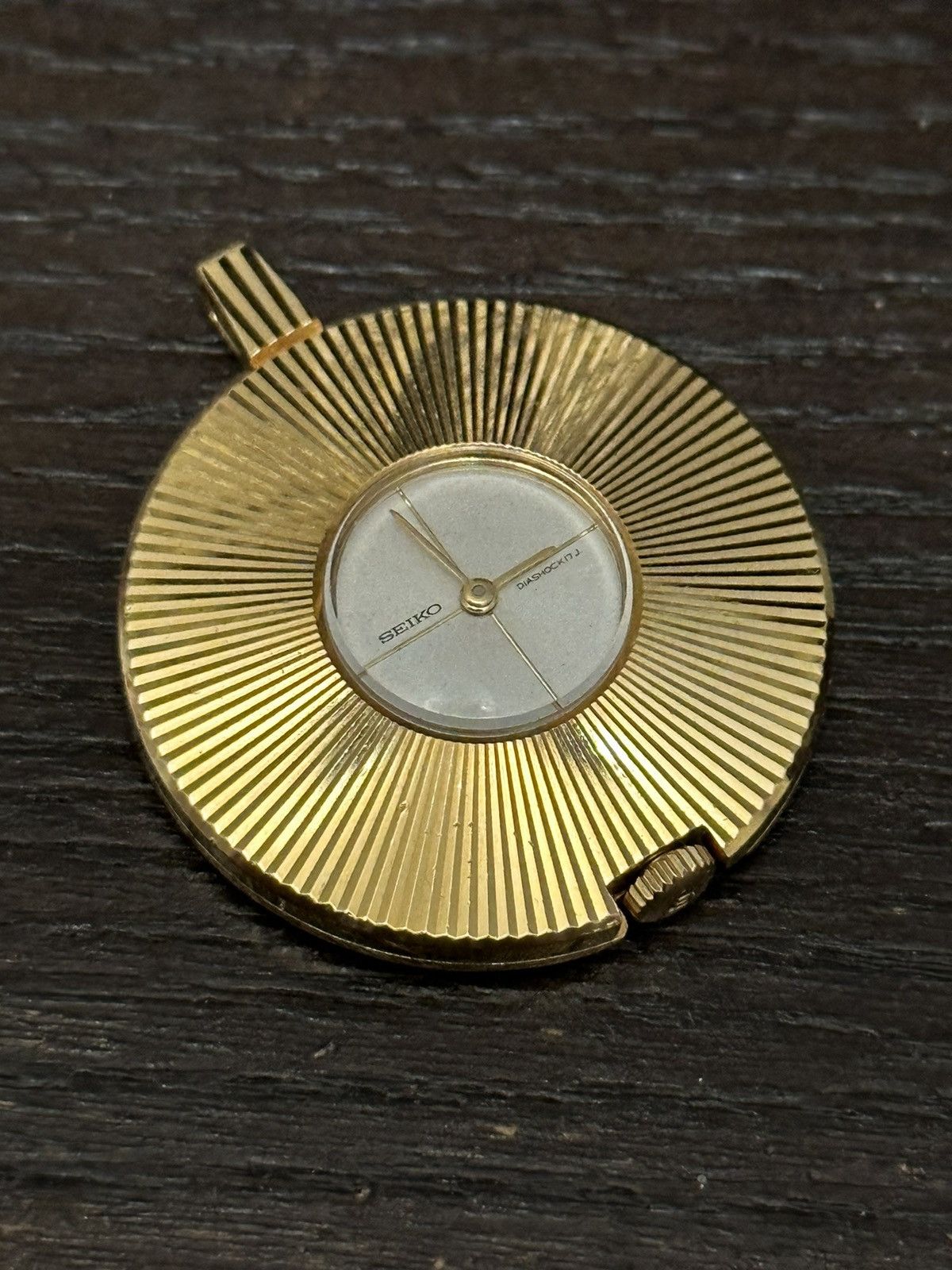 Seiko 1967 Seiko Gold Plated “Pendant-Coin” Rarest Watch Size ONE SIZE - 1 Thumbnail