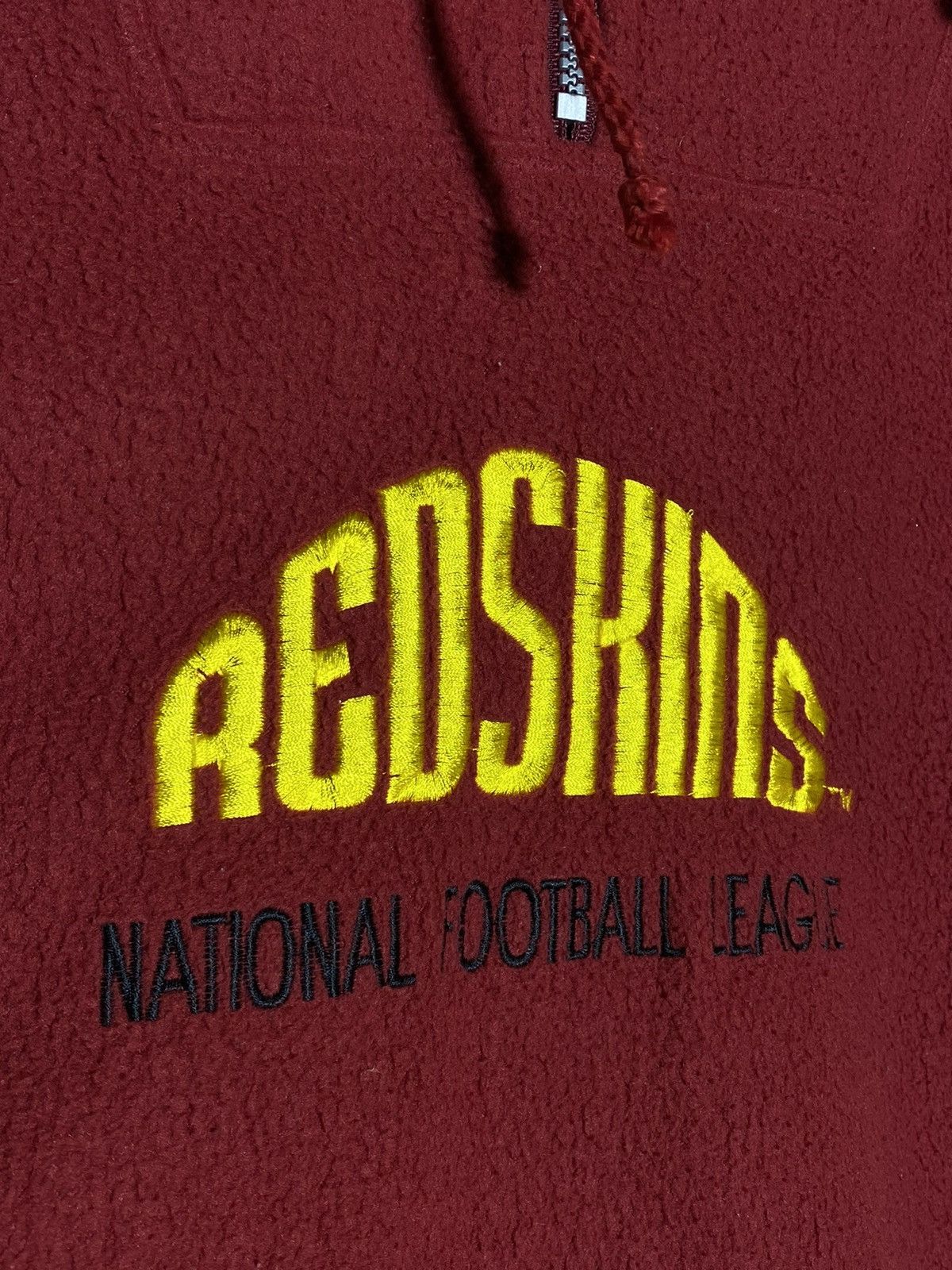 NFL × Vintage Vintage 90s NFL Redskins Washington Fleece Pullover Sweater Size US M / EU 48-50 / 2 - 6 Thumbnail