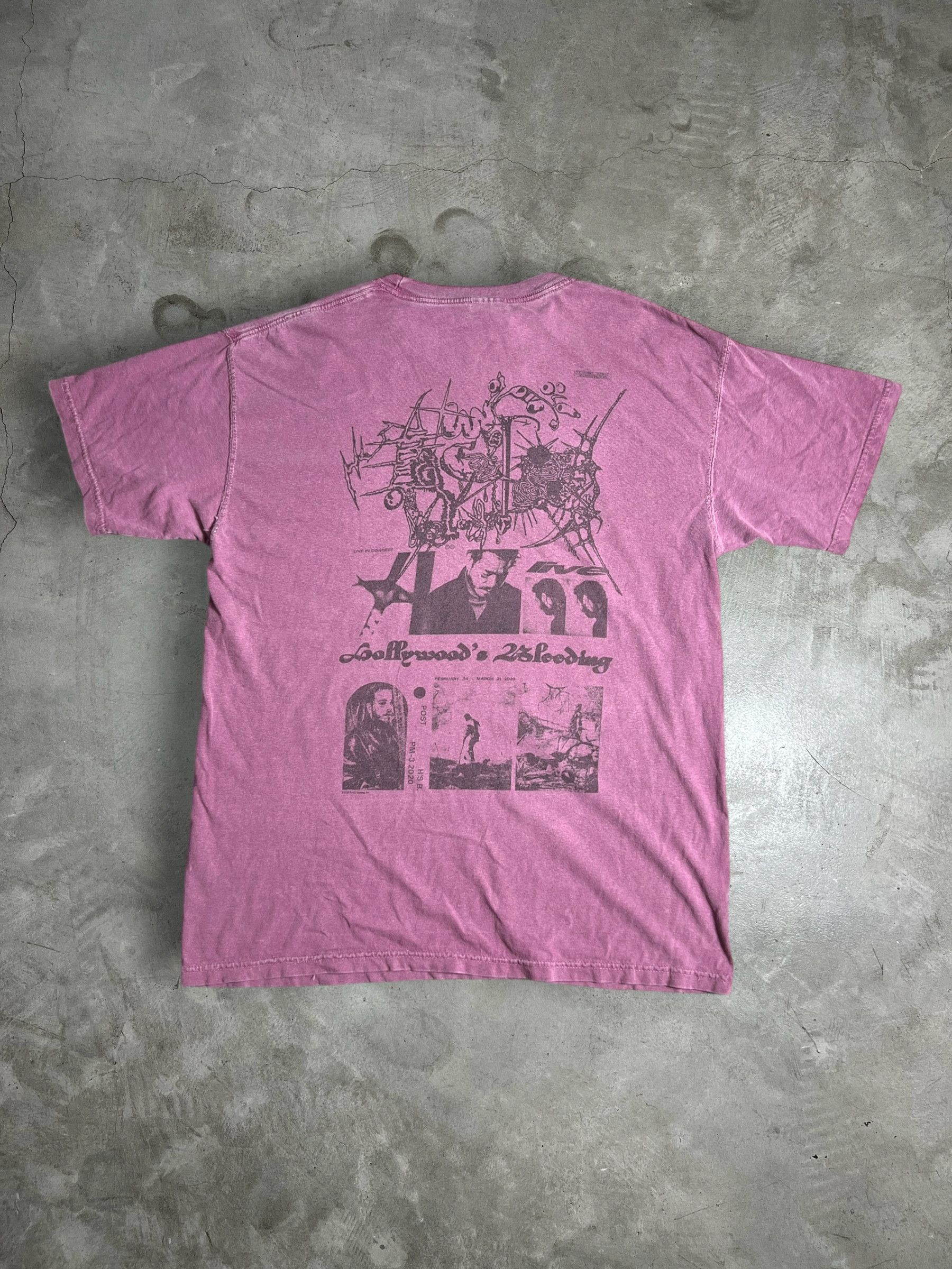 Rap Tees Post Malone Hollywood's Bleeding Tour Rap Tee (L) GTME582 Size US L / EU 52-54 / 3 - 1 Thumbnail