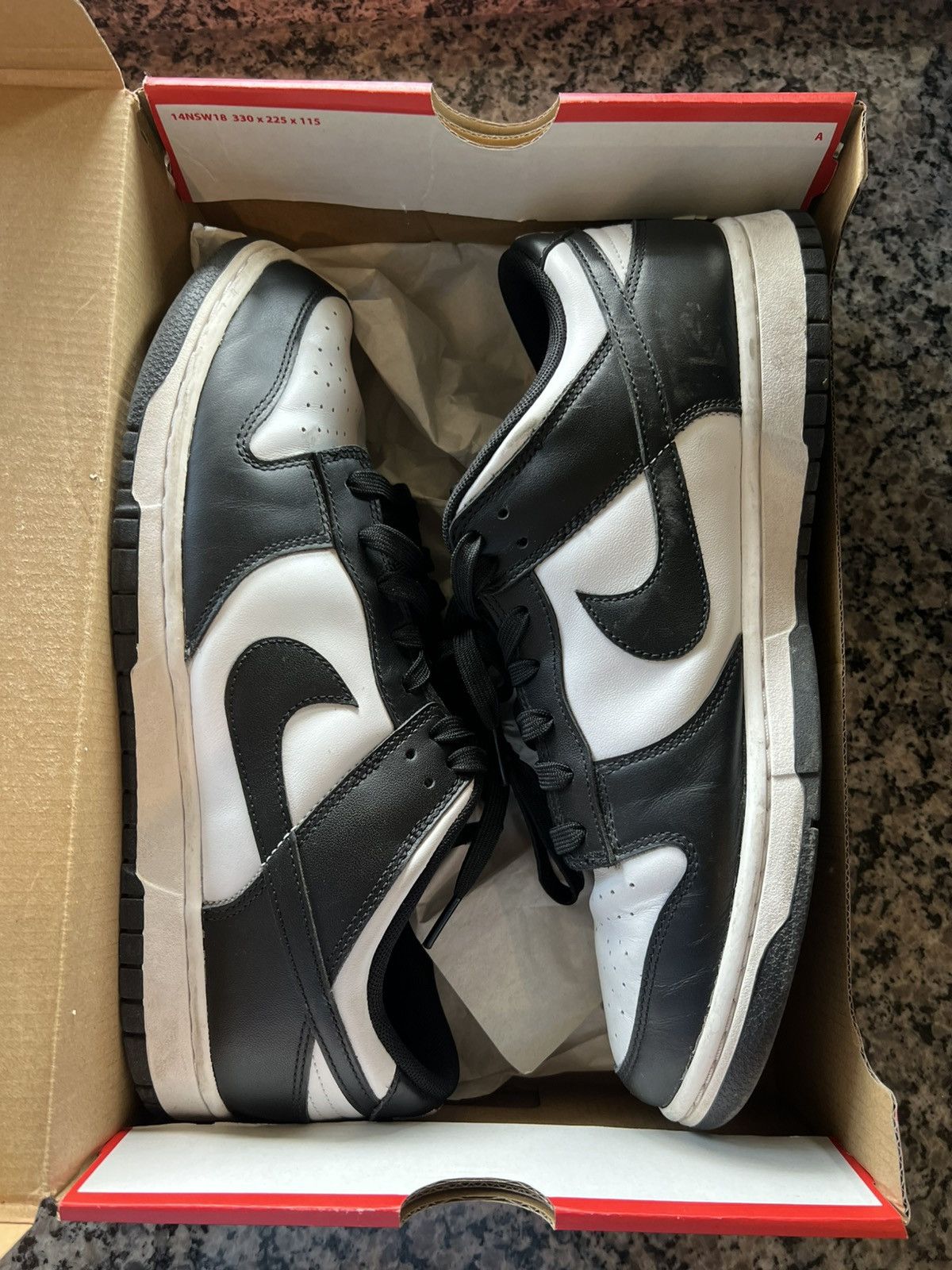 Nike 2021 Dunk Low 'Black White' 🐼 Size US 11 / EU 44 - 5 Thumbnail