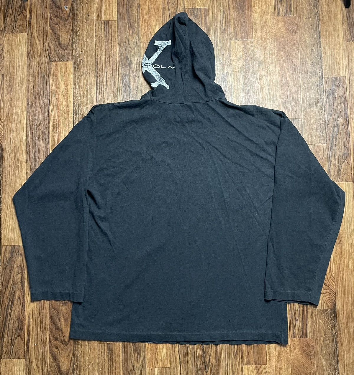 Vintage Vintage Malcom X Shirt Longsleeve Hood Large Black 1992 Size US L / EU 52-54 / 3 - 13 Thumbnail