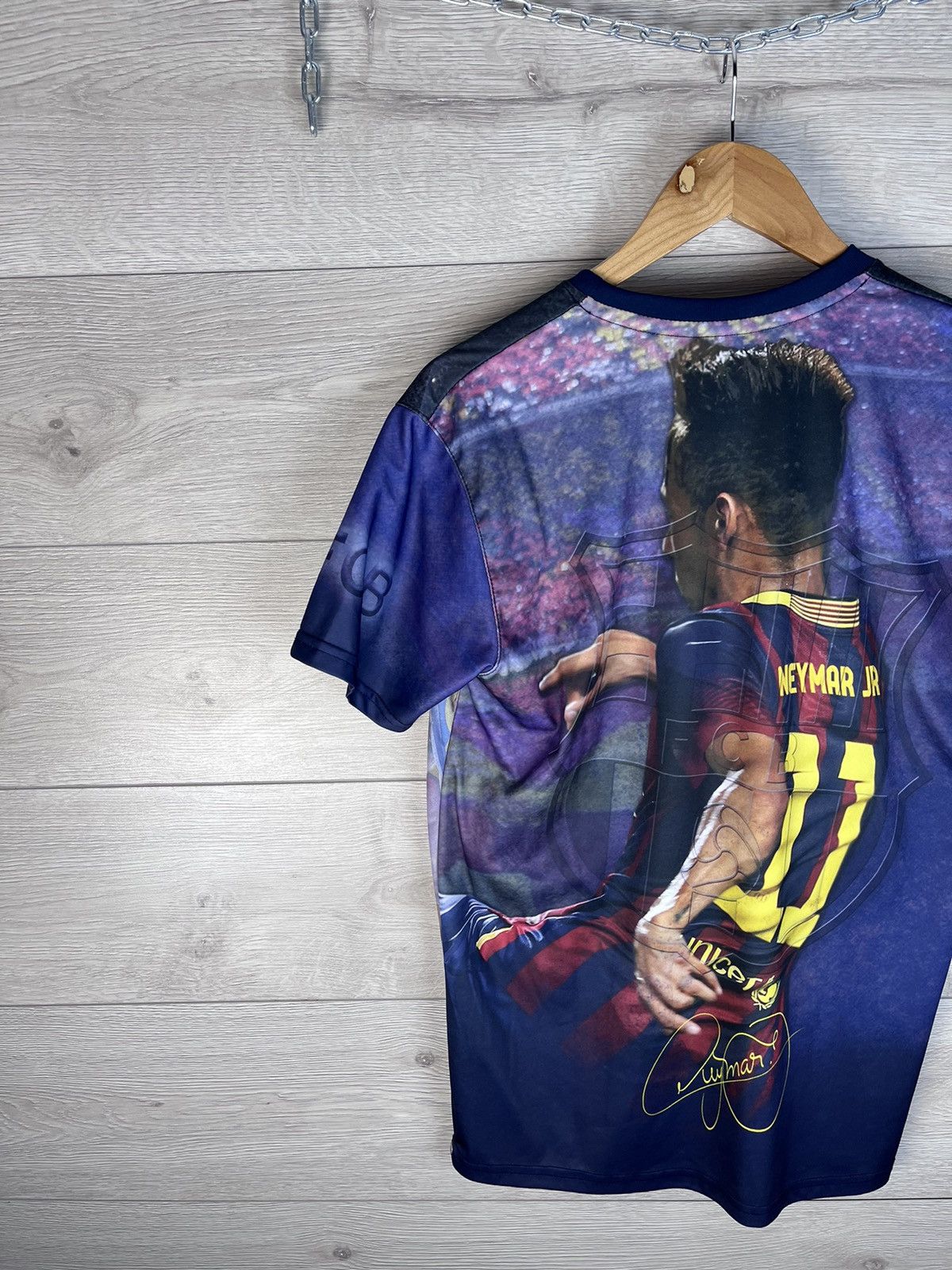 Other Men’s football t-shirt merch Fc Barcelona Neymar #11 size M Size US M / EU 48-50 / 2 - 10 Thumbnail