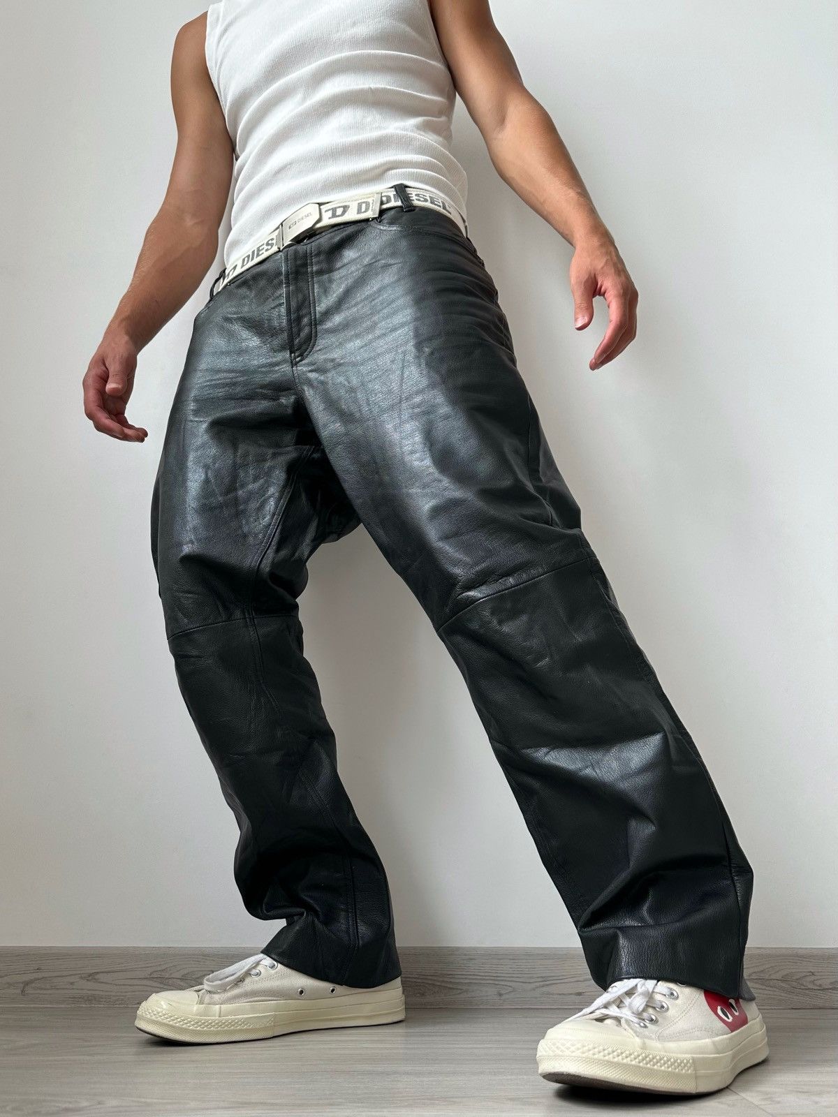 Bubblegum Retro Biker Pants Black main image 0
