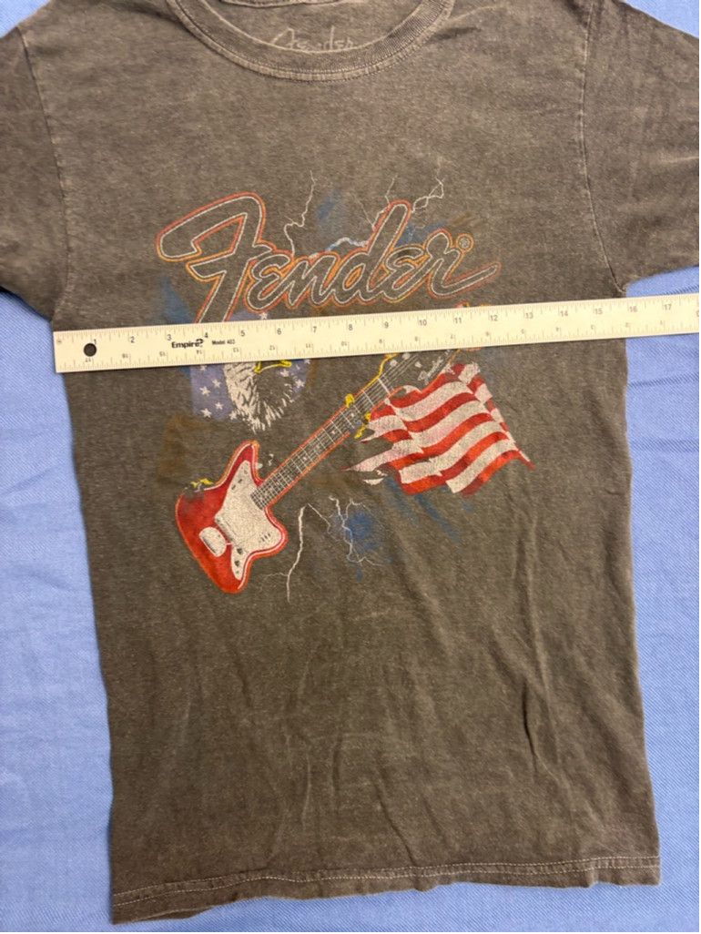 Fender Men's Fender Graphic T-Shirt XS Brown Size US XS / EU 42 / 0 - 2 Thumbnail