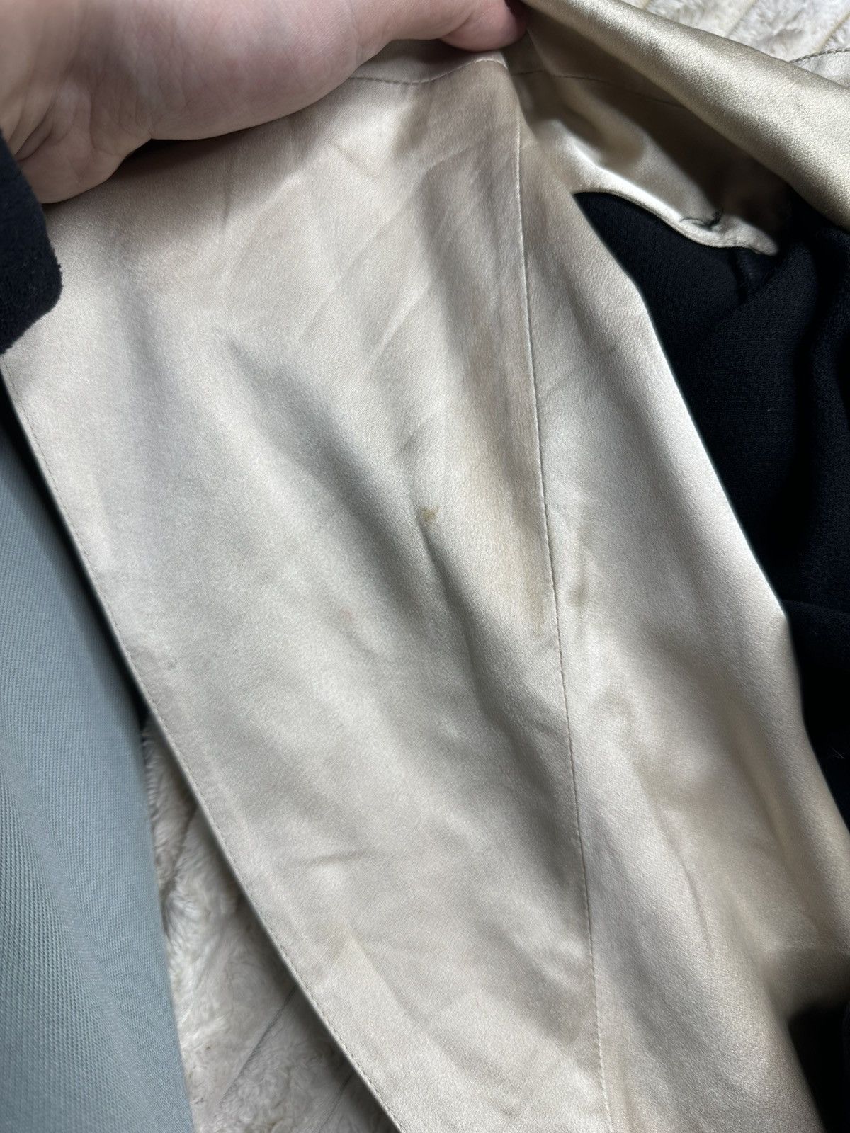 Fendi Fendi 365 Wool Silk Dress Contrast Satin Collar Vintage IT42 Size M / US 6-8 / IT 42-44 - 11 Thumbnail