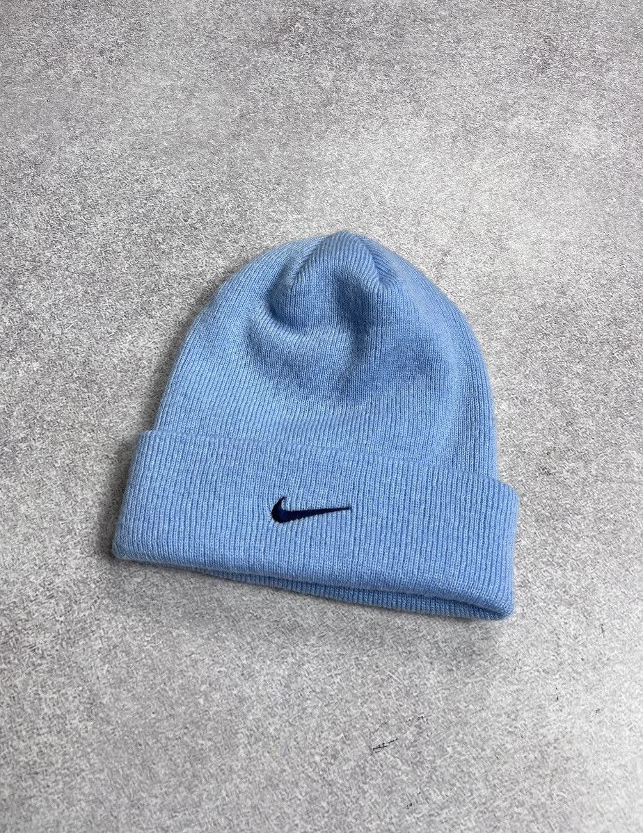 Nike Vintage Nike Swoosh Beanie Hat Y2K Rare Os Size ONE SIZE - 1 Thumbnail