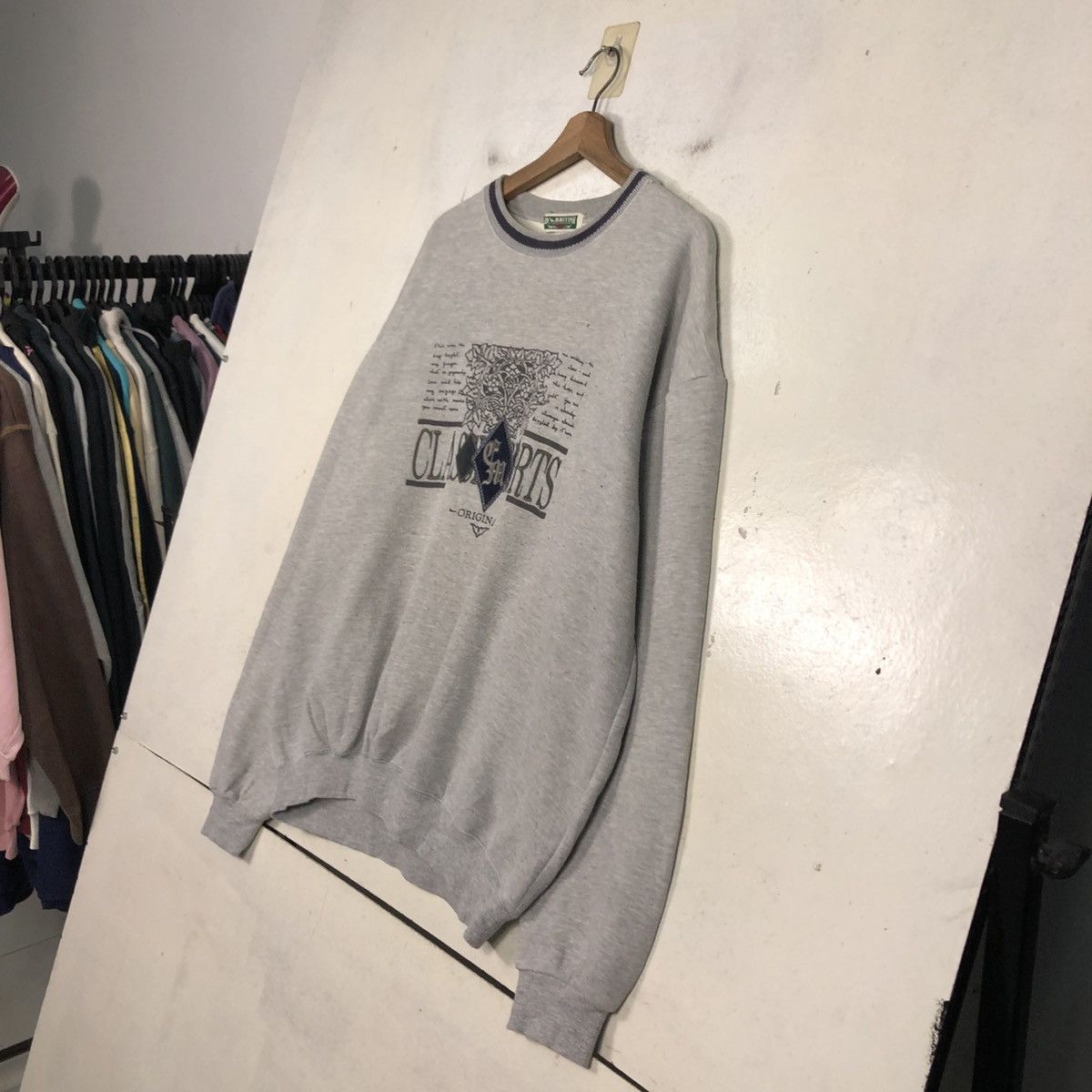 Japanese Brand 📌D's British Vintage Sweatshirt Big Logo Punk Theme Style Size US M / EU 48-50 / 2 - 4 Thumbnail