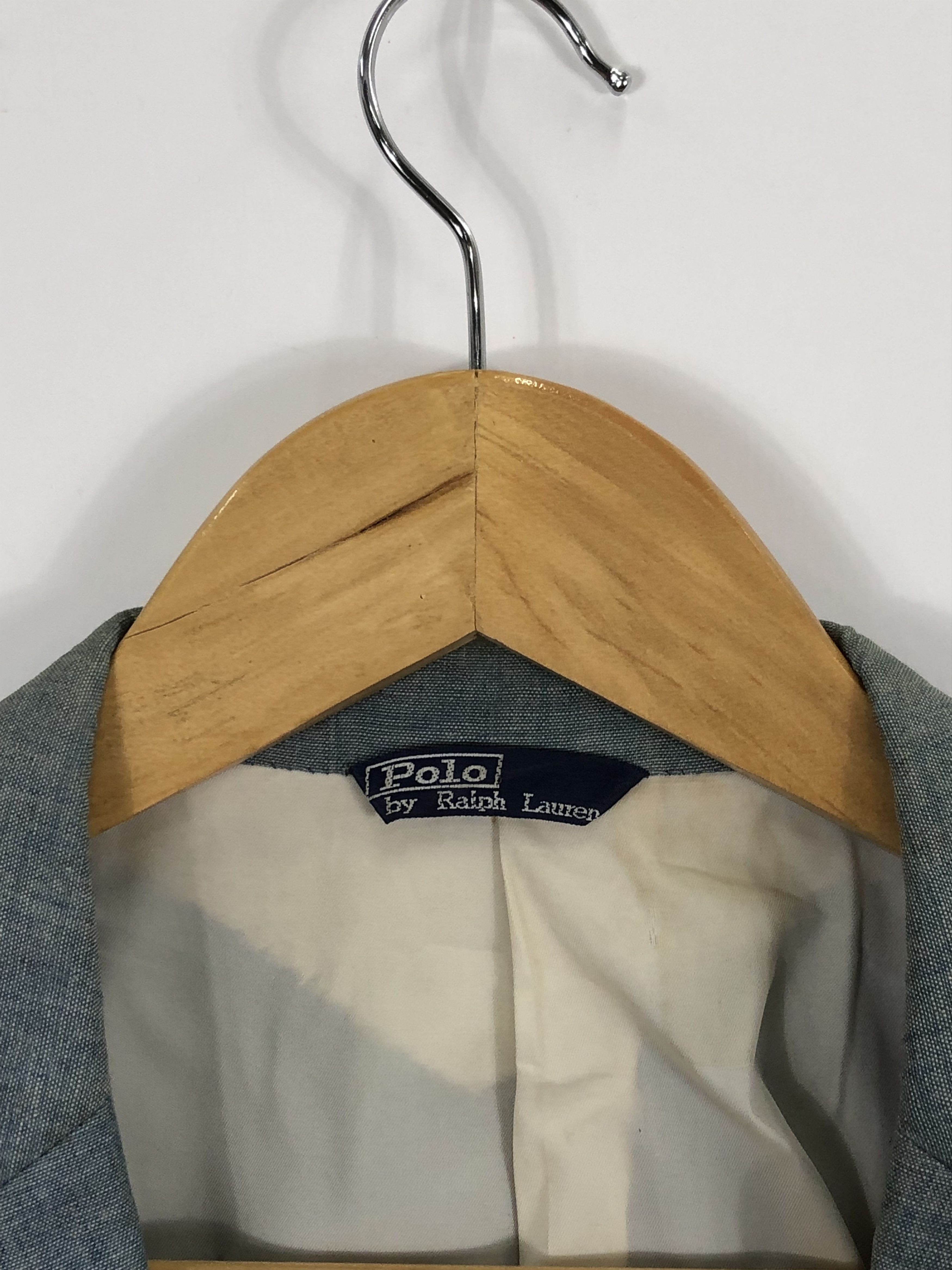 Polo Ralph Lauren Vintage Polo Ralph Lauren Linen Blazer Jacket Blue Size US S / EU 44-46 / 1 - 6 Thumbnail