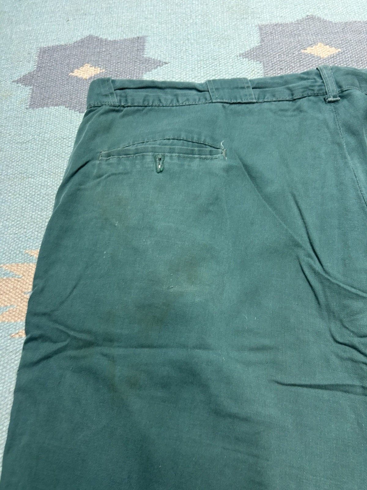 Vintage 1950s chino work pants boat cloth sanforized cotton 42x30 Size US 42 / EU 58 - 13 Thumbnail