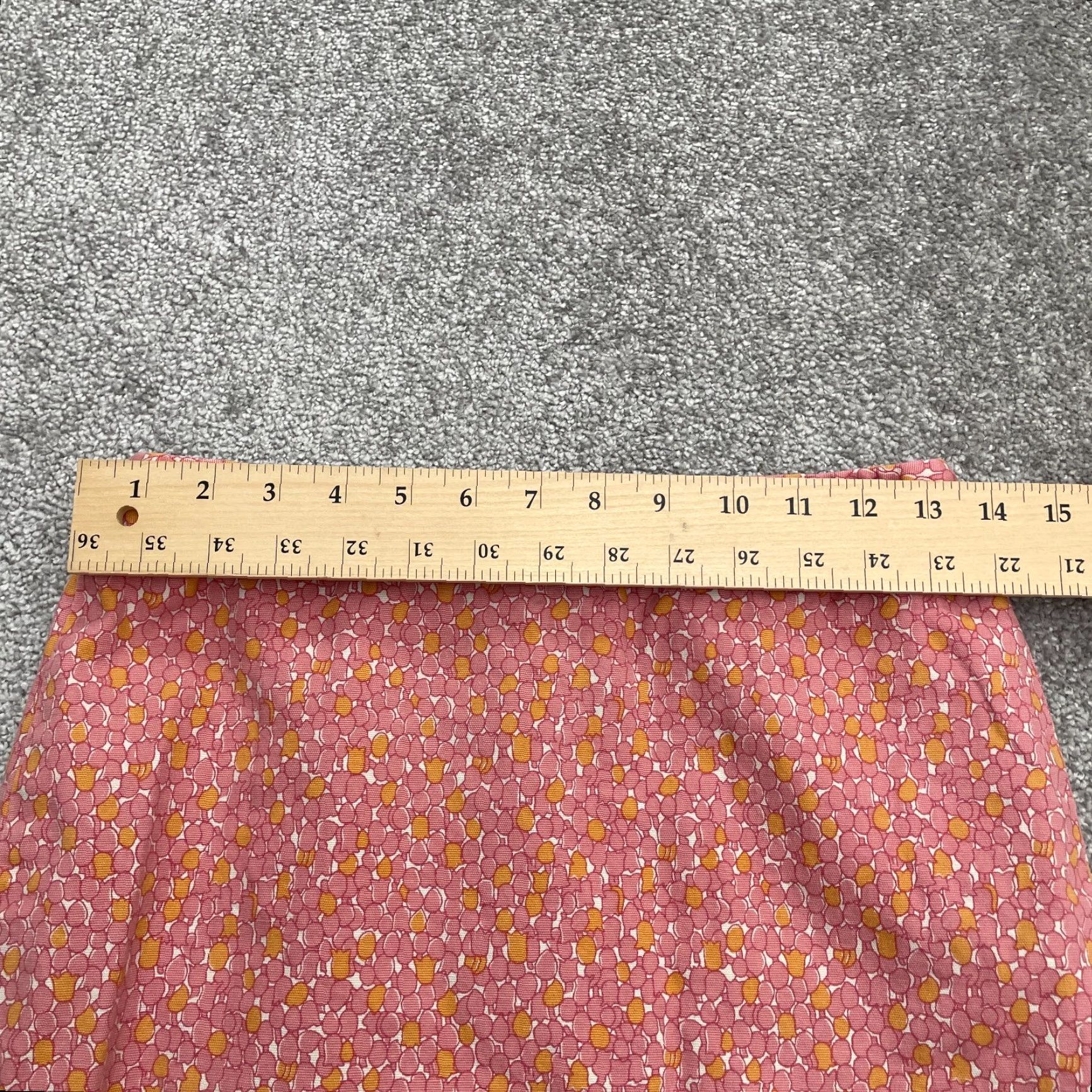 Talbots Talbots Floral Midi Skirt Womens 4P Pink Tulips Casual Lightweight Size 27" / US 4 / IT 40 - 6 Thumbnail