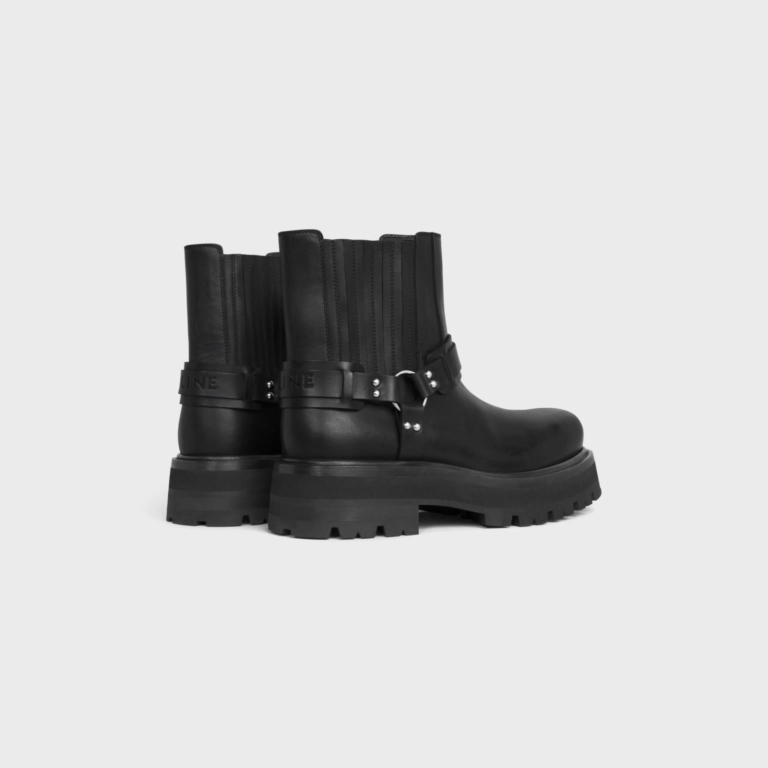 Celine o1bcso1str0824 Biker Chelsea Boots in Black Size US 6.5 / EU 39-40 - 3 Thumbnail