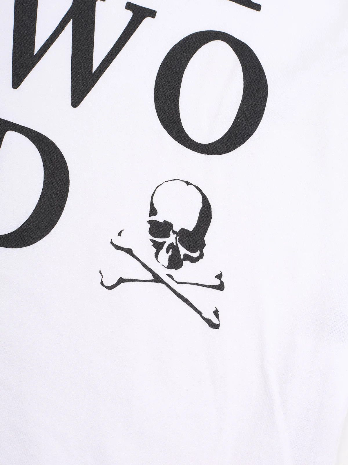 Mastermind Japan MASTERMIND WORLD White Cotton Logo Print Long Sleeve T-shirt Size US M / EU 48-50 / 2 - 4 Thumbnail