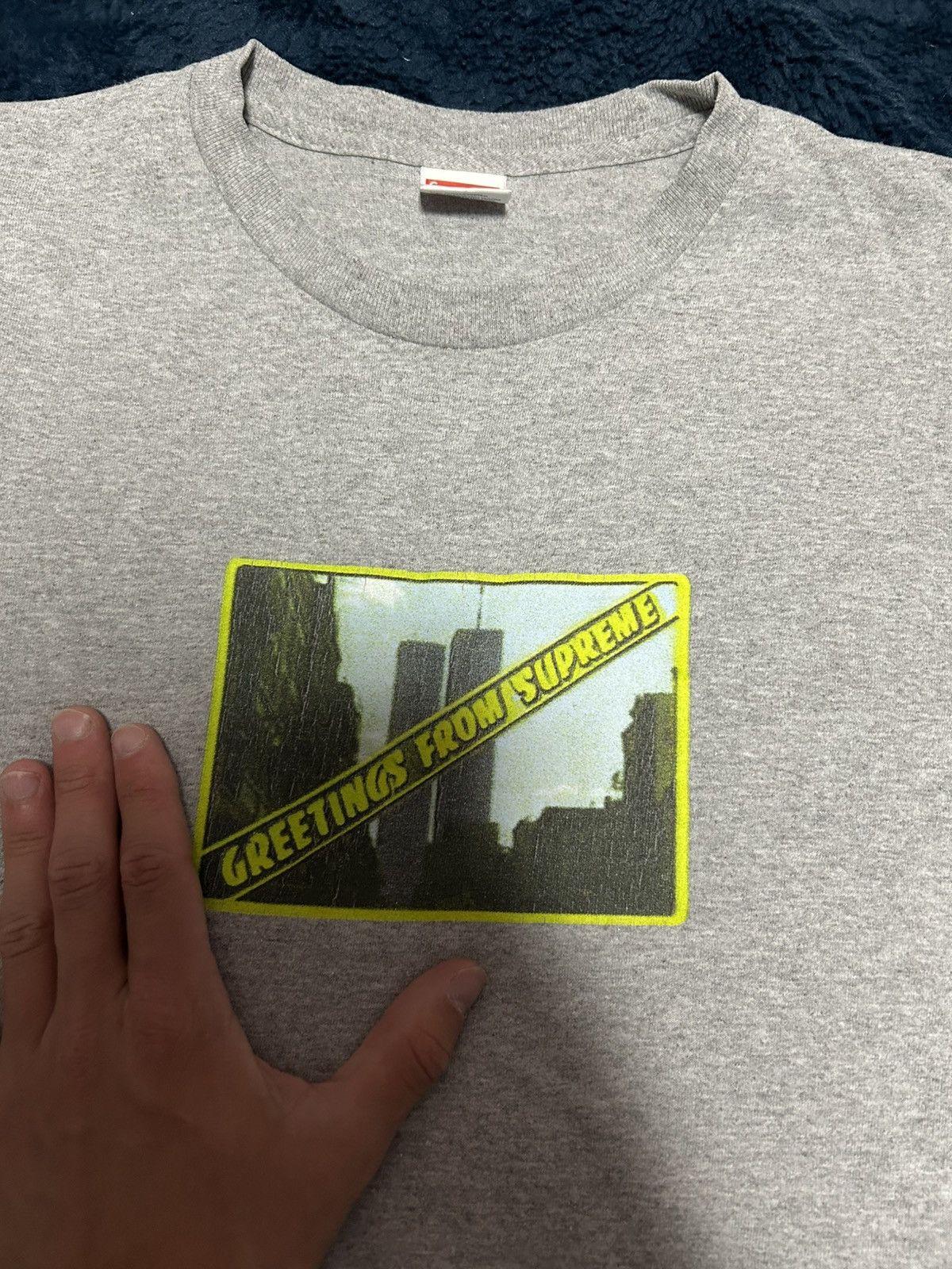 Supreme Supreme greetings tee Size US M / EU 48-50 / 2 - 2 Thumbnail