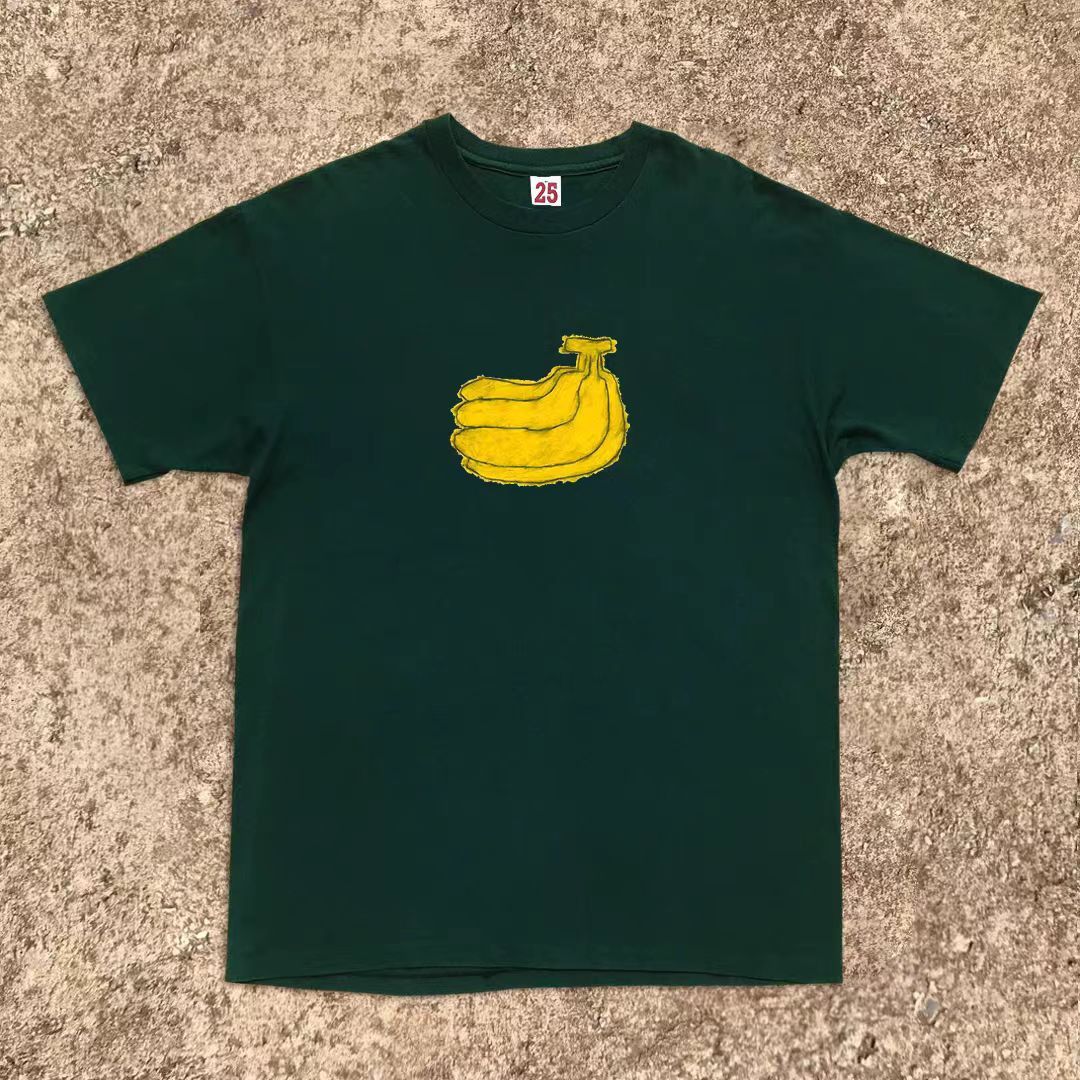 Japanese Brand × Vintage Green washed vintage banana print t-shirt Size US M / EU 48-50 / 2 - 1 Thumbnail