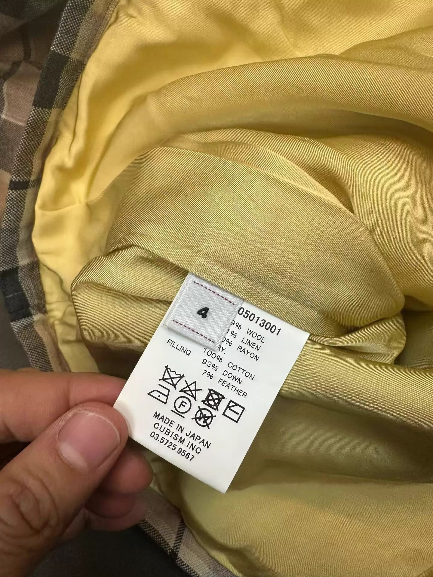 Visvim VISVIM 25SS KEESEY CHECK DOWN JKT White Down Size US XL / EU 56 / 4 - 5 Thumbnail