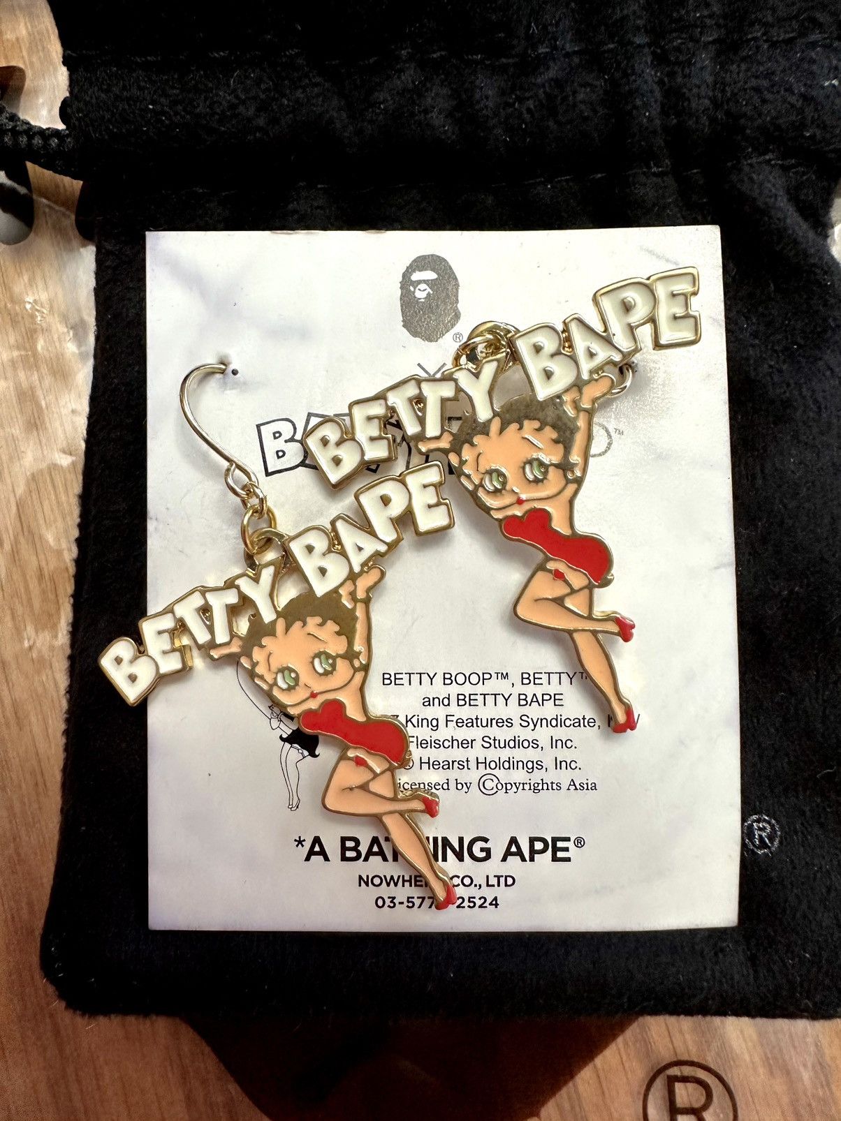 Bape Rare Betty Bape Earings Size ONE SIZE - 2 Thumbnail