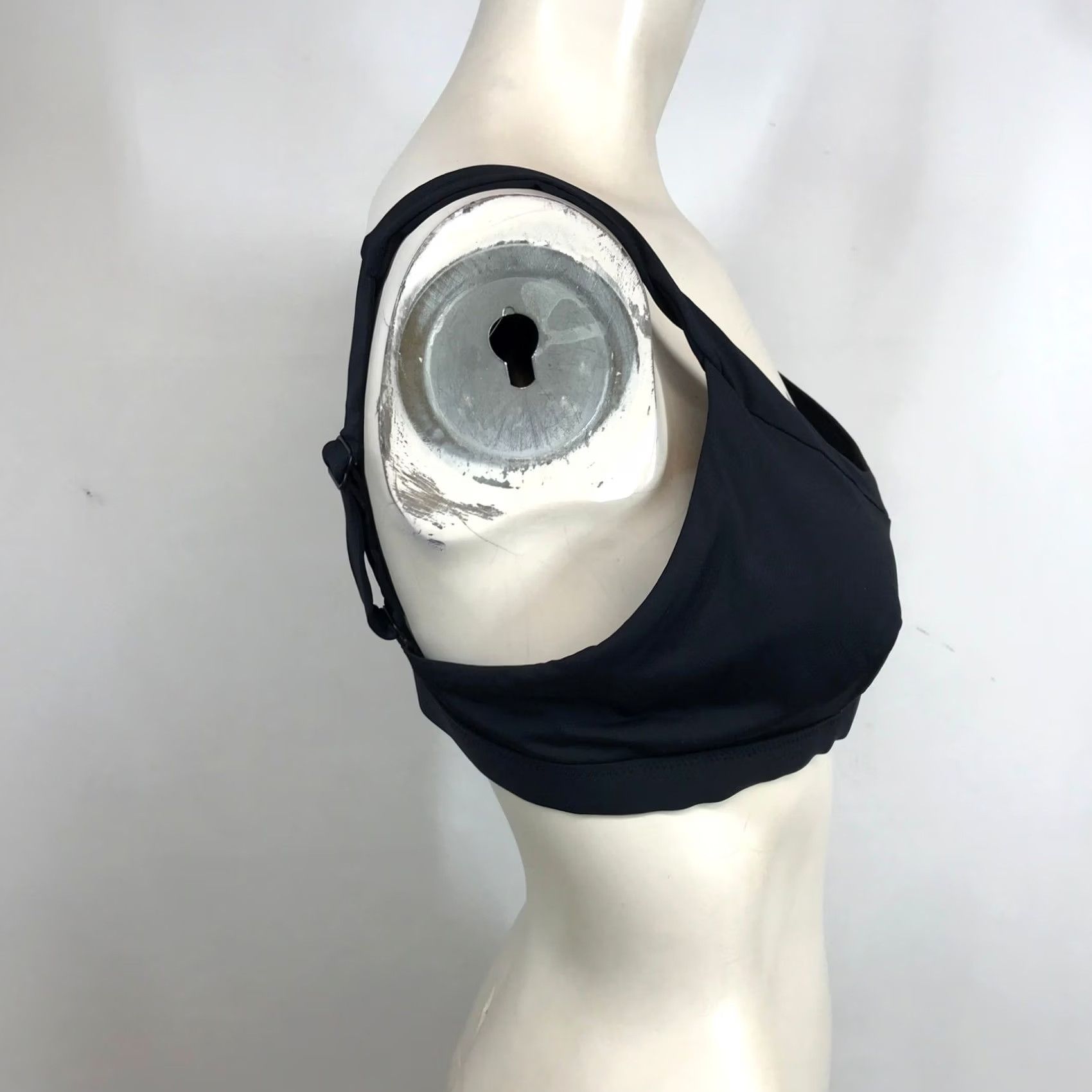 Prana prAna Womens Black Scoop Neck Adjustable Strap Bikini Top Size Large Size L / US 10 / IT 46 - 4 Thumbnail