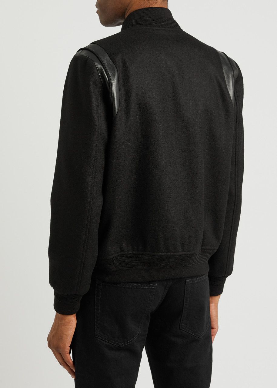 Saint Laurent Paris o1s1wg110825 Bomber Jacket in Black Size US M / EU 48-50 / 2 - 3 Thumbnail
