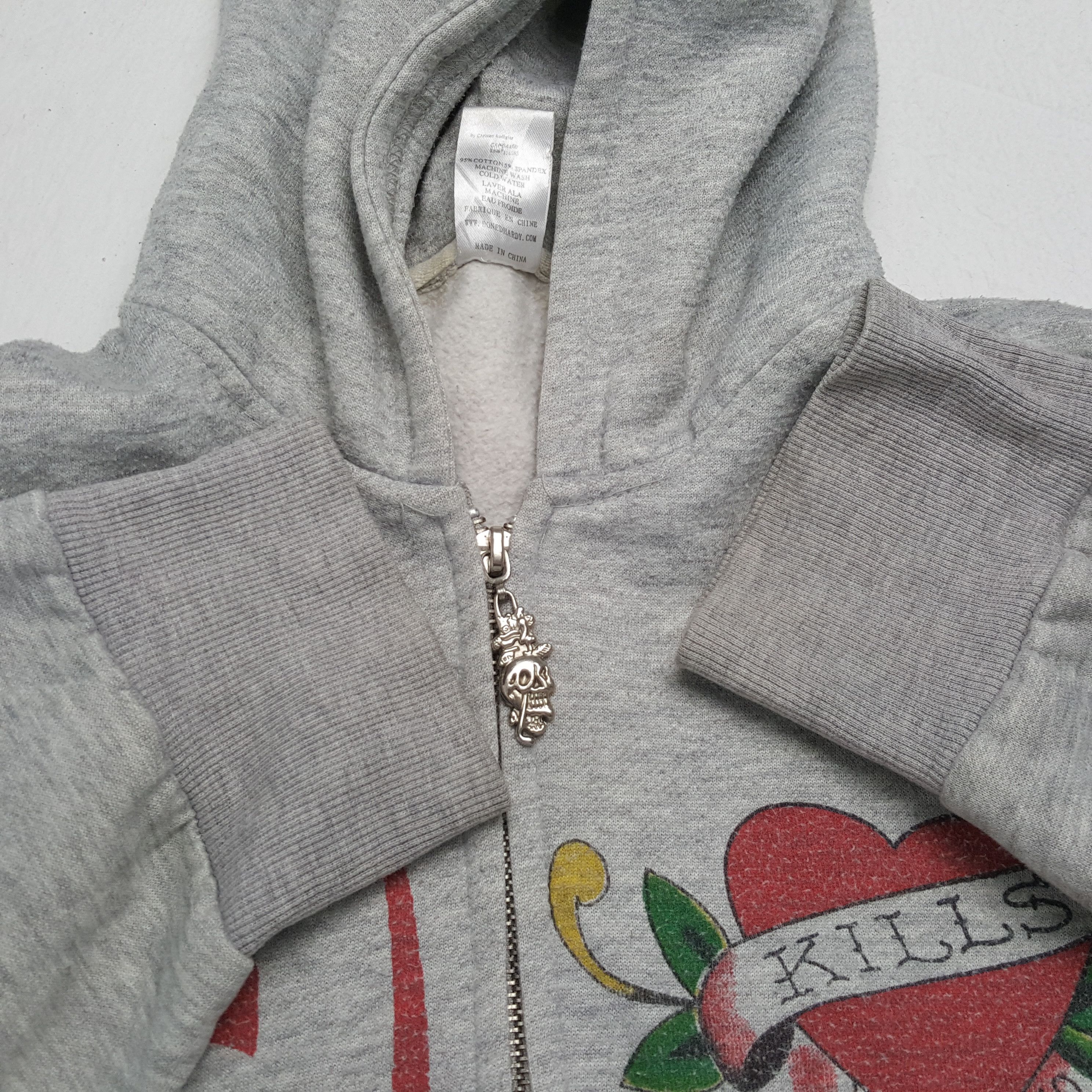 Christian Audigier × Ed Hardy × Vintage Vintage ED-HARDY by CHRISTIAN AUDIGIER Designer Brand Hoodie Size US M / EU 48-50 / 2 - 9 Thumbnail
