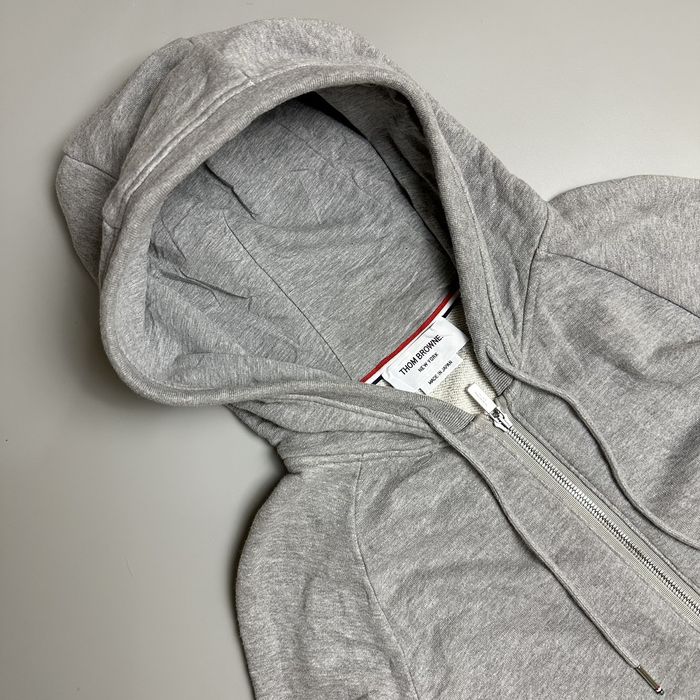 VIP価格☆入手困難[THOM BROWNE]4-BAR HOODIE WITH ZIPPER AND 