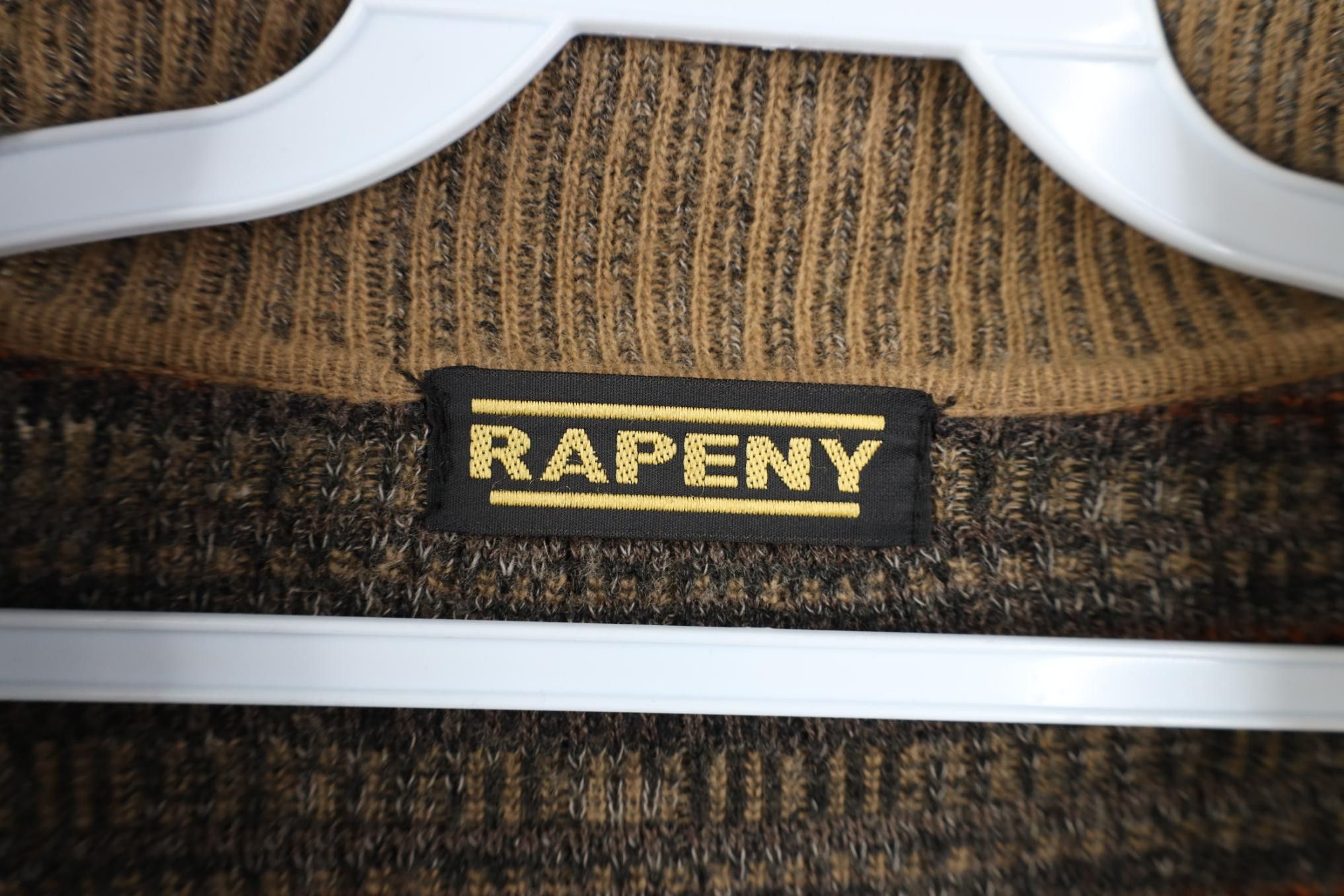 Vintage Vintage 90s Coogi Style Earth Tone Collared Cardigan Sweater Size XL / US 12-14 / IT 48-50 - 7 Thumbnail