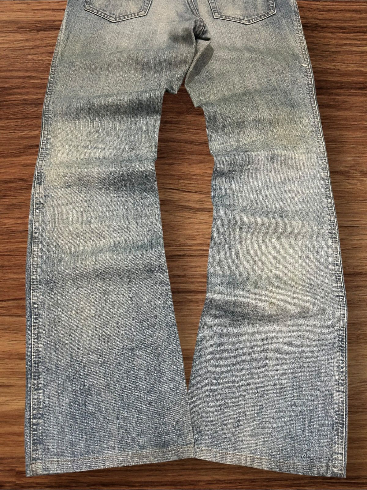 5351 POUR LES HOMMES ⚡️Flare⚡️5351 Pour Les Hommes Distressed Clawmark Flare Jeans Size US 34 / EU 50 - 16 Thumbnail