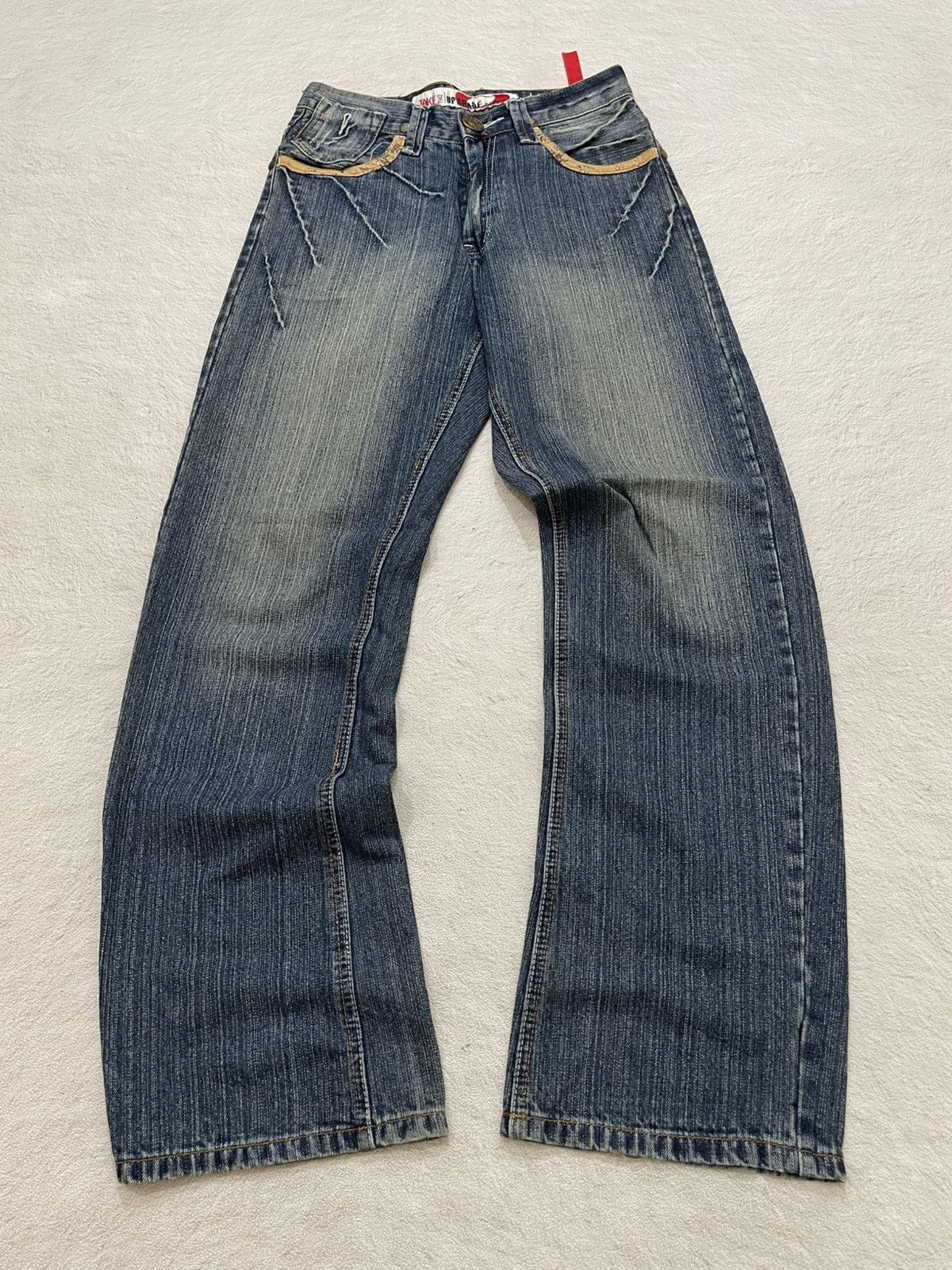 2000s Take Two Japan Bootcut Mudwash Denim Y2K