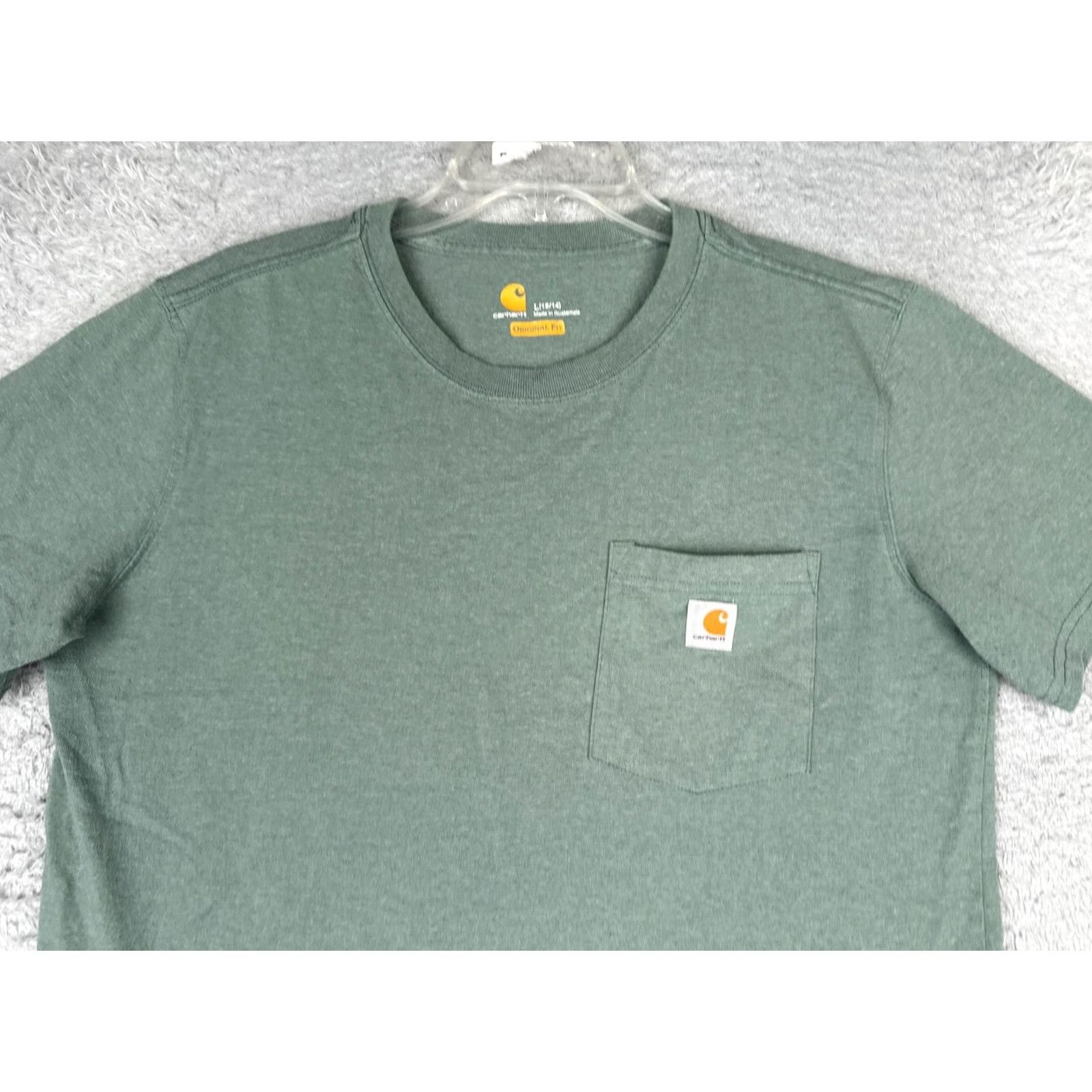 Carhartt Carhartt Shirt Womens L Green Short Sleeve Crew Neck Pocket T-Shirt Size L / US 10 / IT 46 - 4 Thumbnail