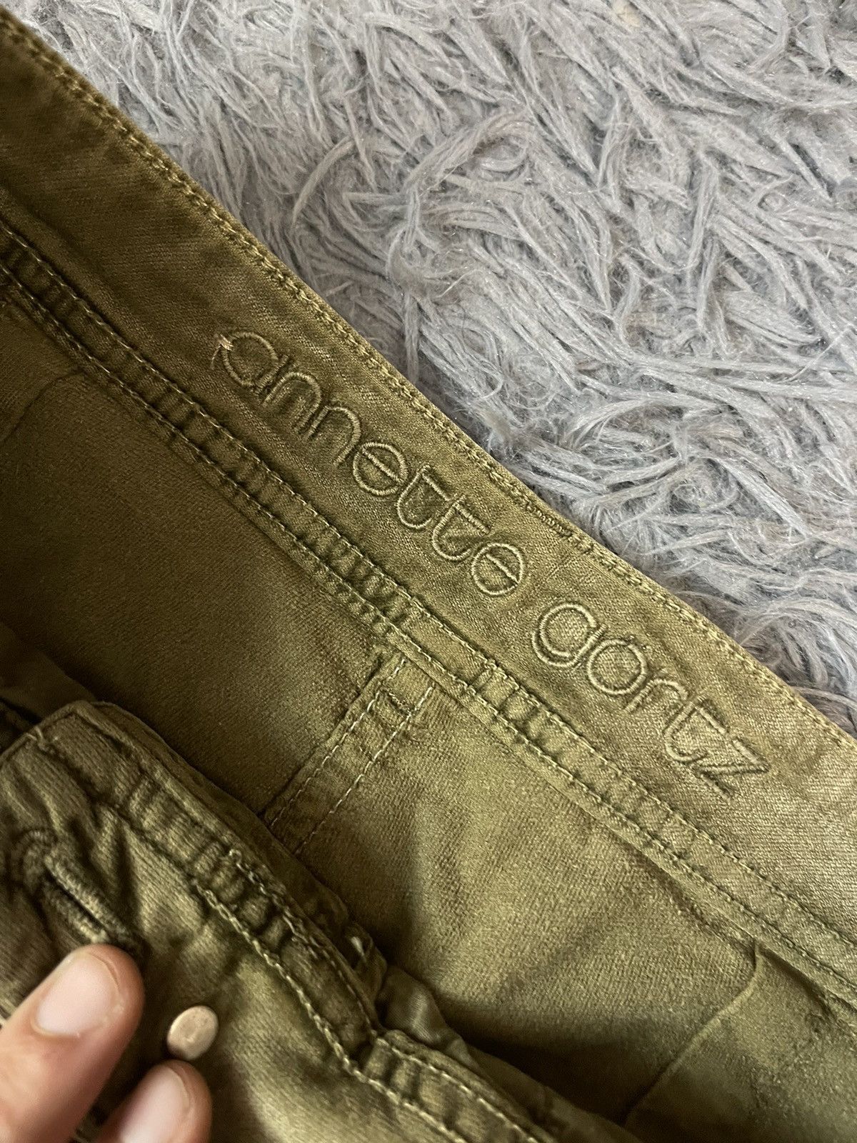 Annette Gortz SS21 avant garde velour pants
