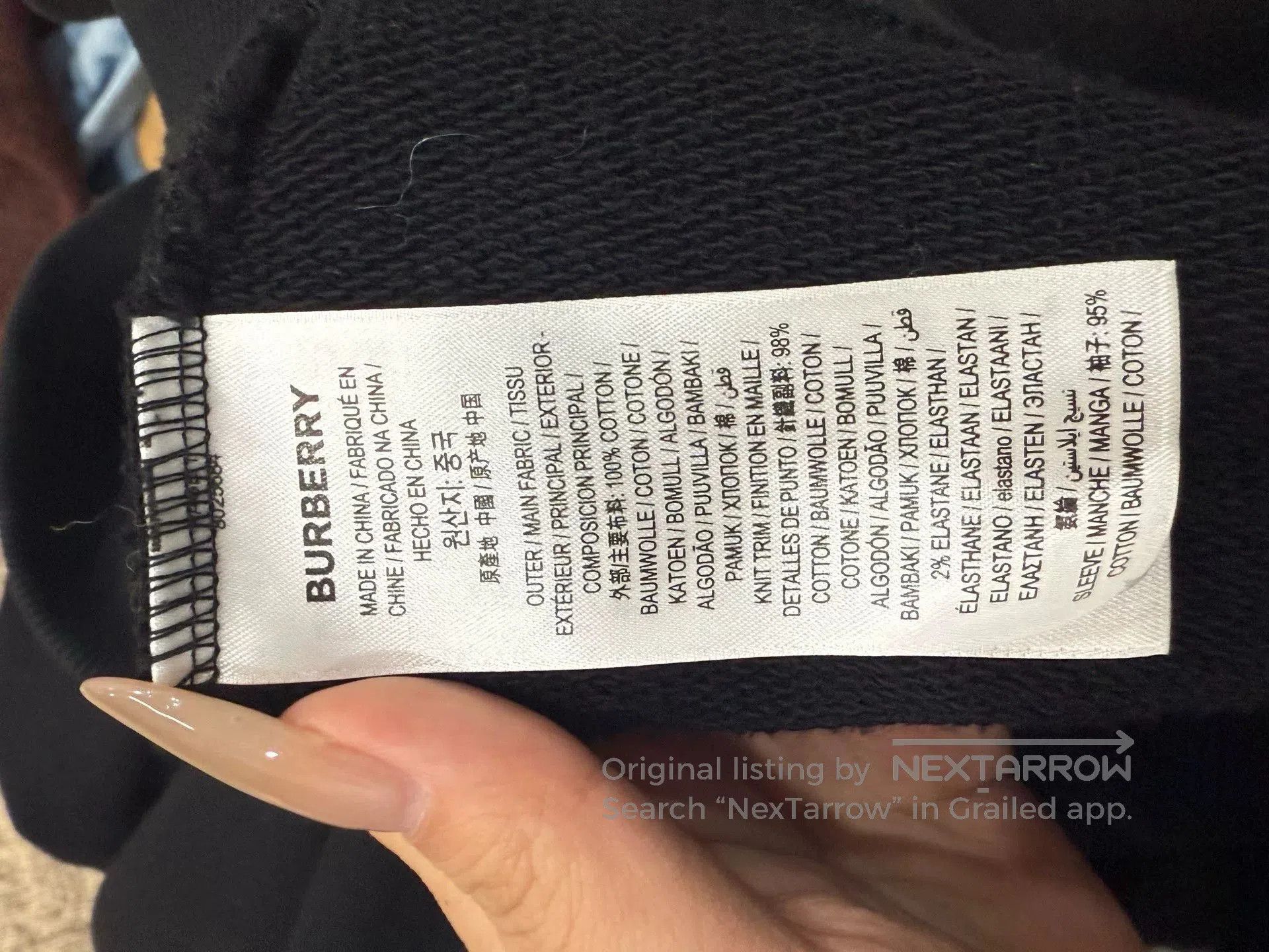 Burberry Burberry Black Hooded Coat L. Size US L / EU 52-54 / 3 - 5 Thumbnail