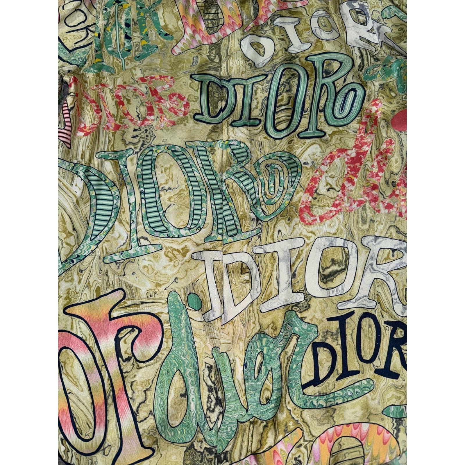 Dior Dior Shawn Stussy Silk Swirl Graffiti Logo Long Sleeve Size US M / EU 48-50 / 2 - 5 Thumbnail