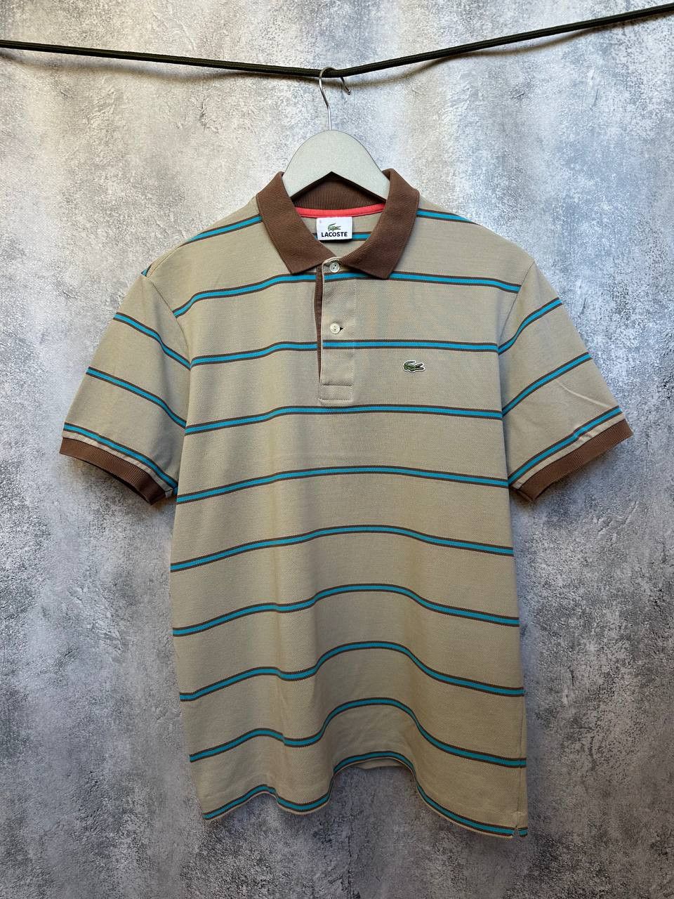 Lacoste Lacoste Basi Sa Striped Polo Shirt Short Sleeve Casual Size US L / EU 52-54 / 3 - 2 Thumbnail