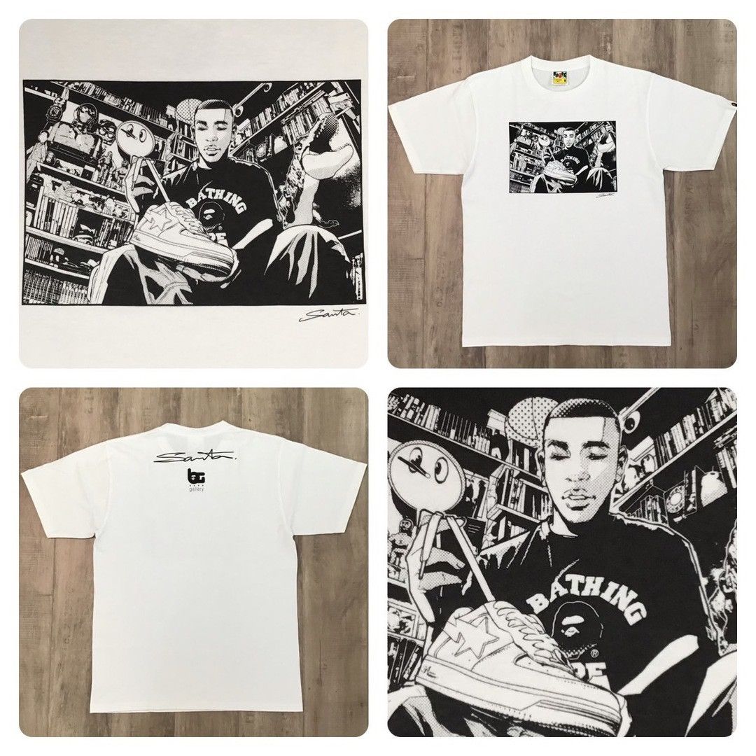 Bape BAPE × Inoue Santa BAPE GALLERY ART T-shirt a bathing ape Size US M / EU 48-50 / 2 - 1 Thumbnail