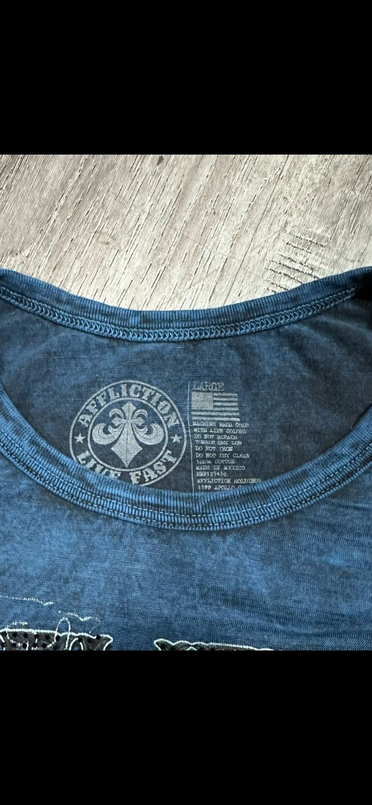 Affliction × Vintage “FATE OBSCURE” AFFLICTION Size L / US 10 / IT 46 - 3 Thumbnail
