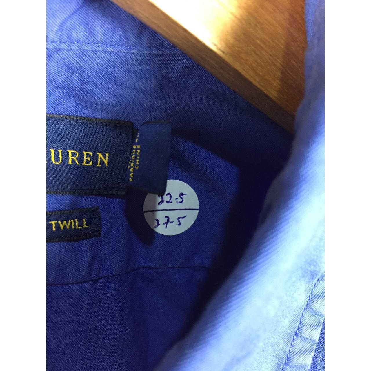 Ralph Lauren × Vintage Vtg Ralph Lauren Feather Weight Twill Button Up Shirt Size US M / EU 48-50 / 2 - 11 Thumbnail
