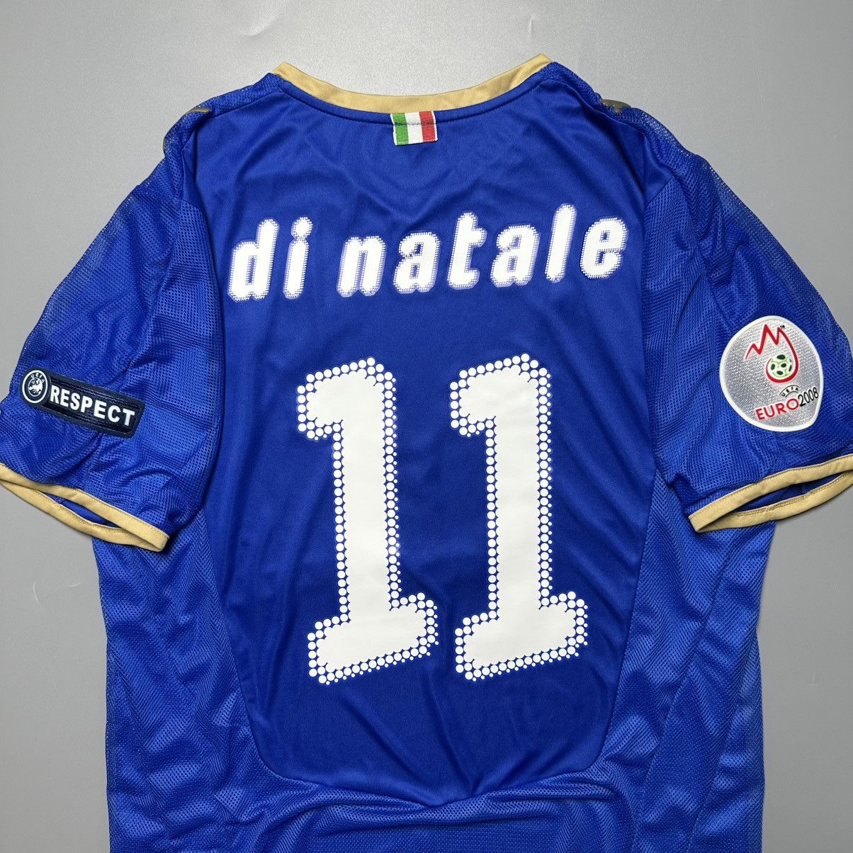 Puma ITALY PUMA 2008 EURO FOOTBALL HOME JERSEY #11 DI NATALE Size US M / EU 48-50 / 2 - 8 Thumbnail