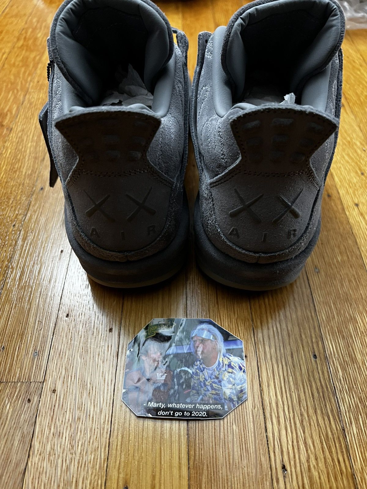 Jordan Brand × Kaws Kaws Jordan 4 Grey Size US 9.5 / EU 42-43 - 4 Thumbnail